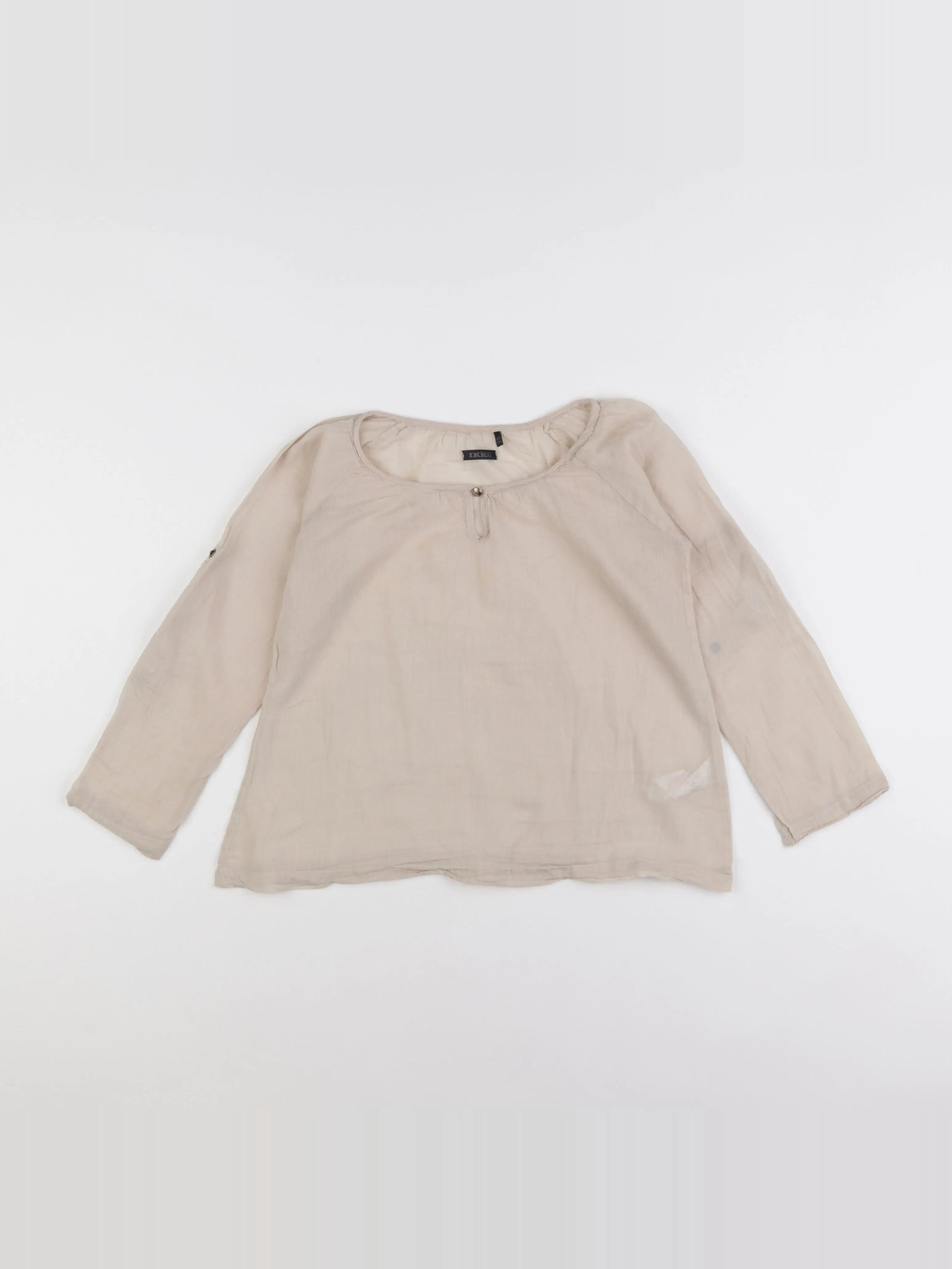 IKKS - blouse beige - 6 ans