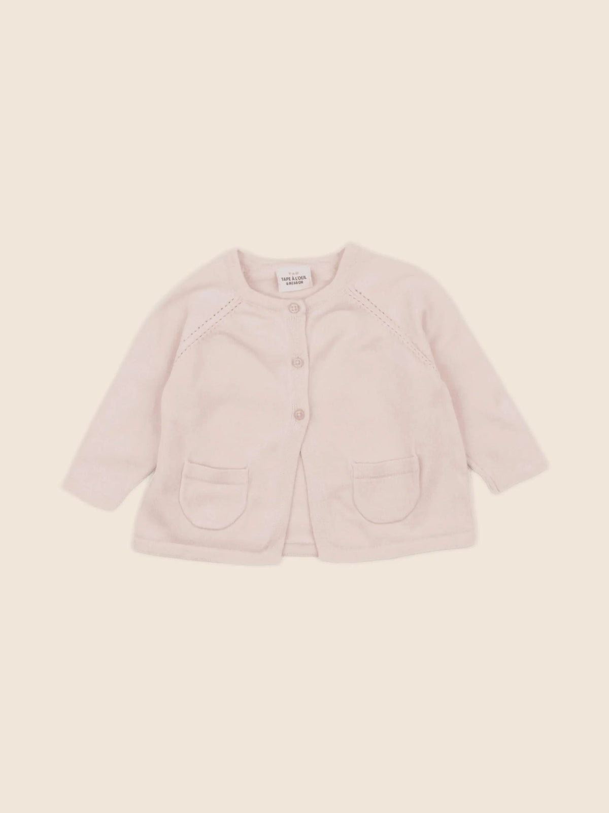 Tape à l'oeil - gilet rose - 6 mois