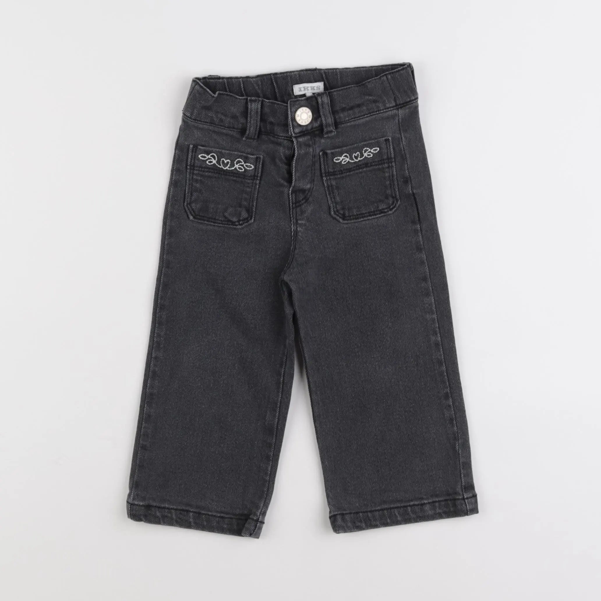 IKKS - jean gris - 18 mois