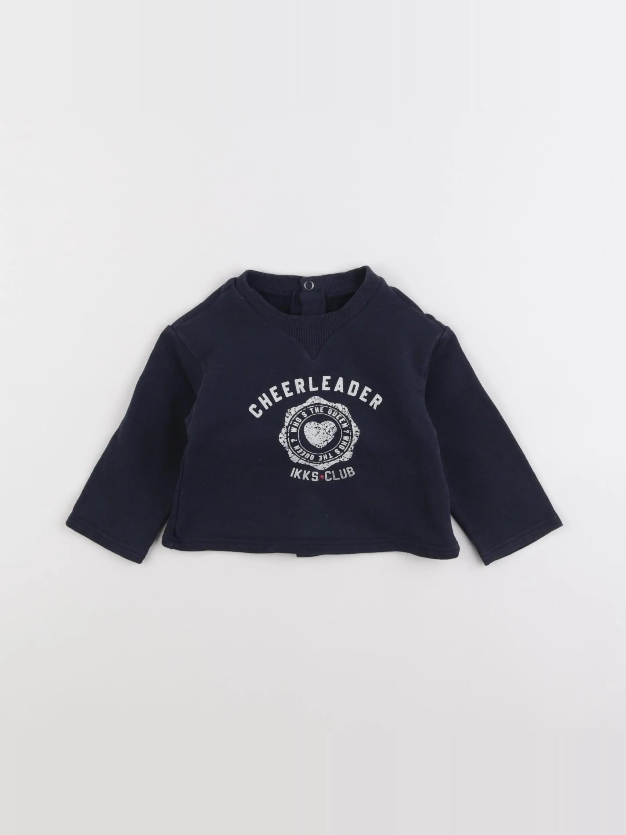 IKKS - sweat bleu - 12 mois