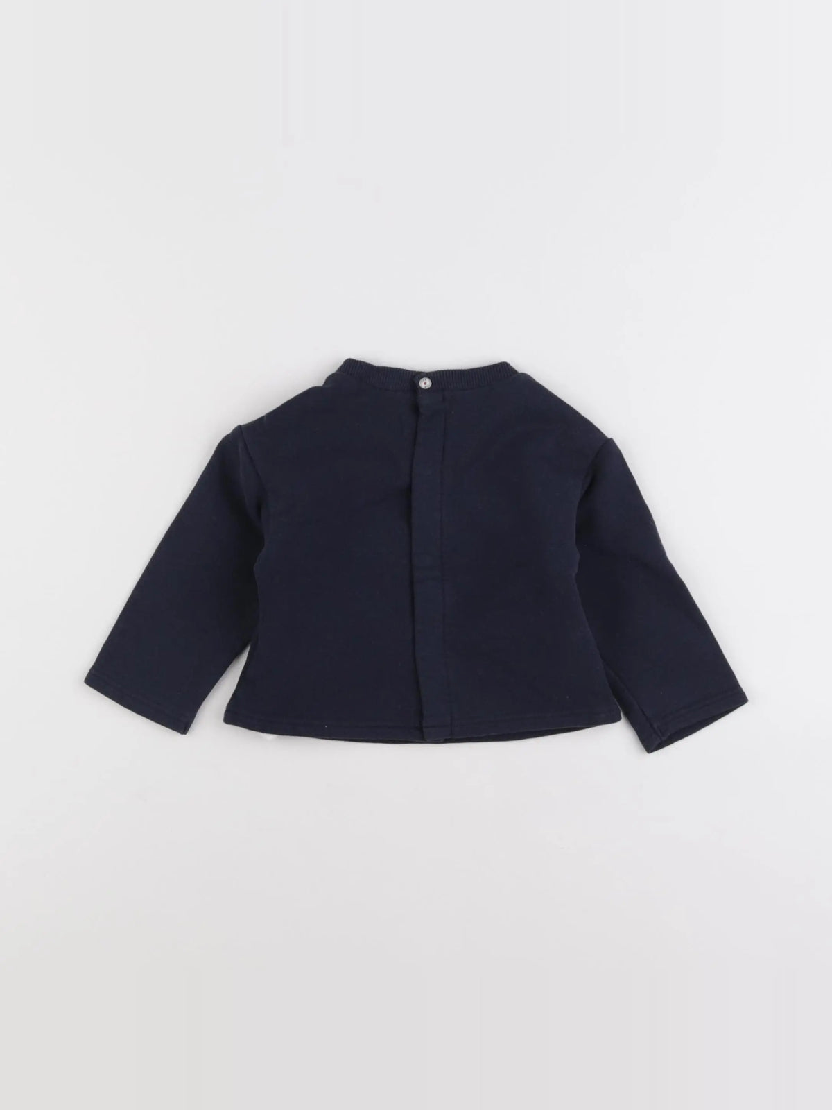 IKKS - sweat bleu - 12 mois