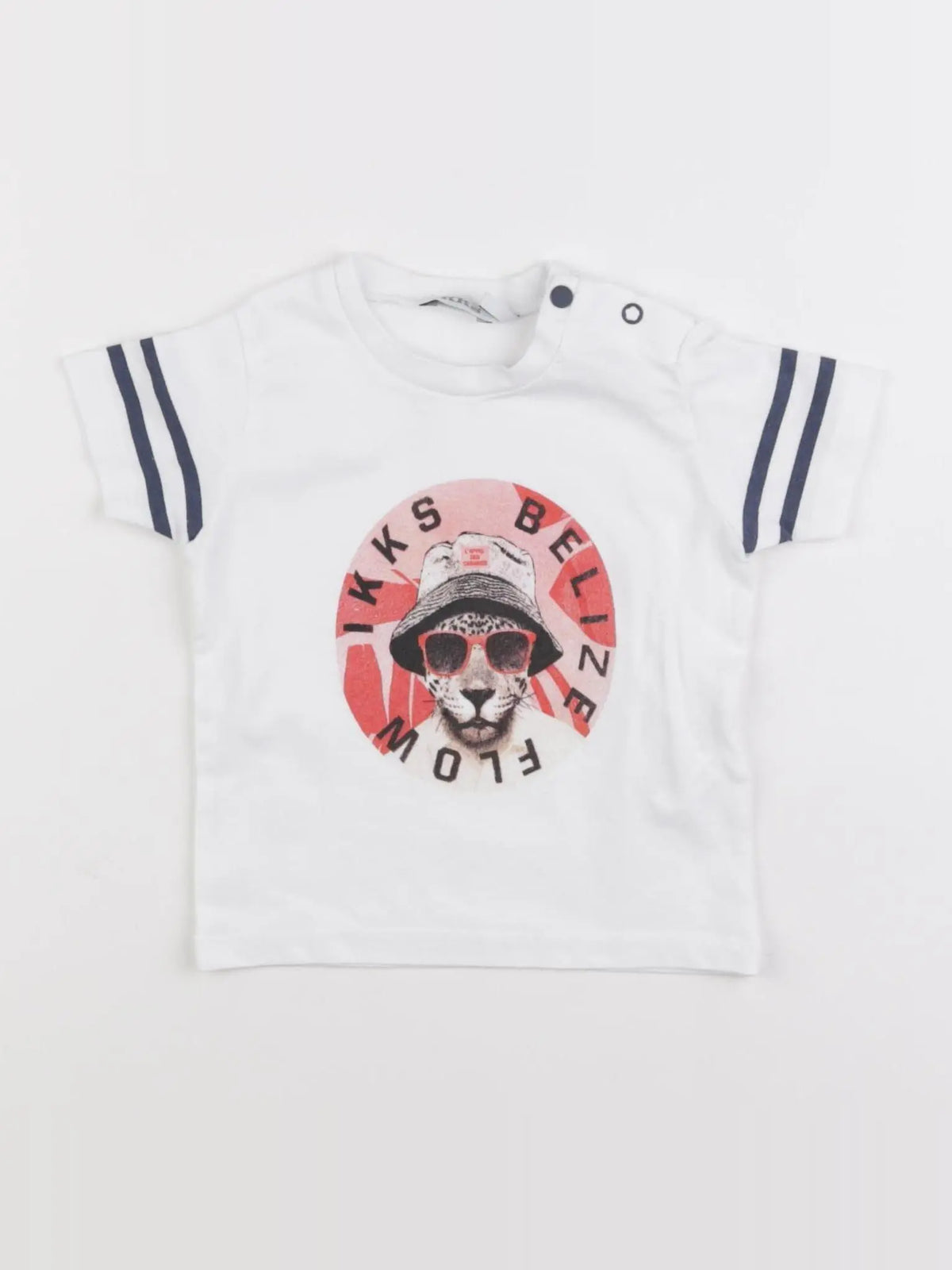 IKKS - tee-shirt blanc - 6 mois