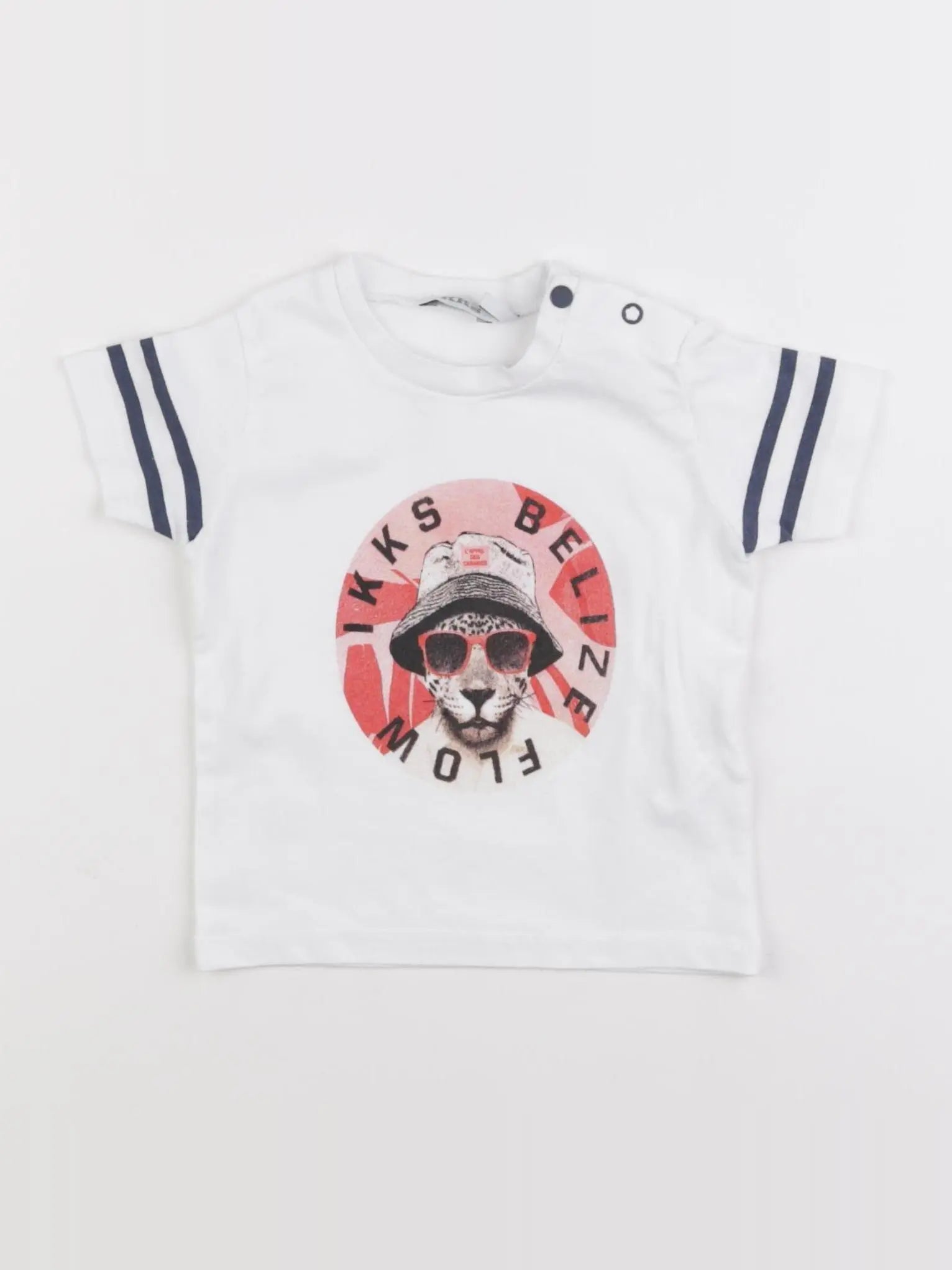 IKKS - tee-shirt blanc - 6 mois