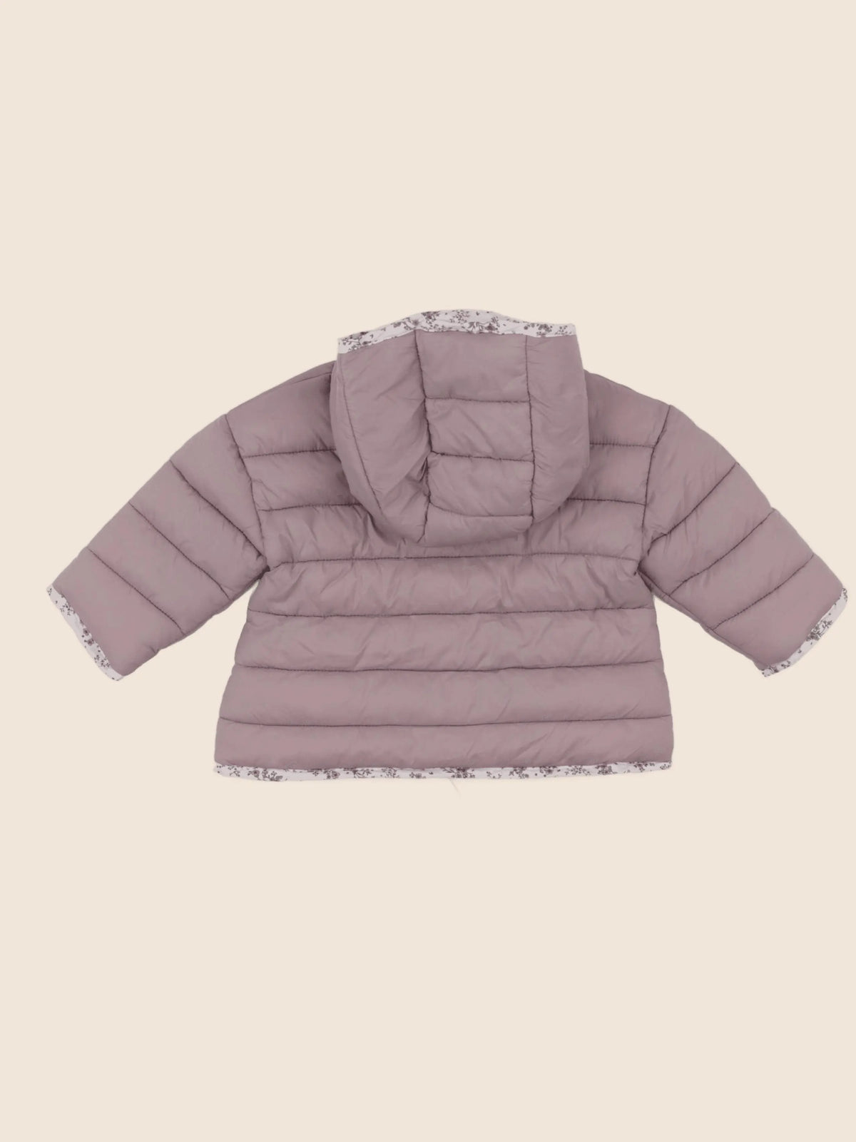Vertbaudet - doudoune réversible violet - 9 mois