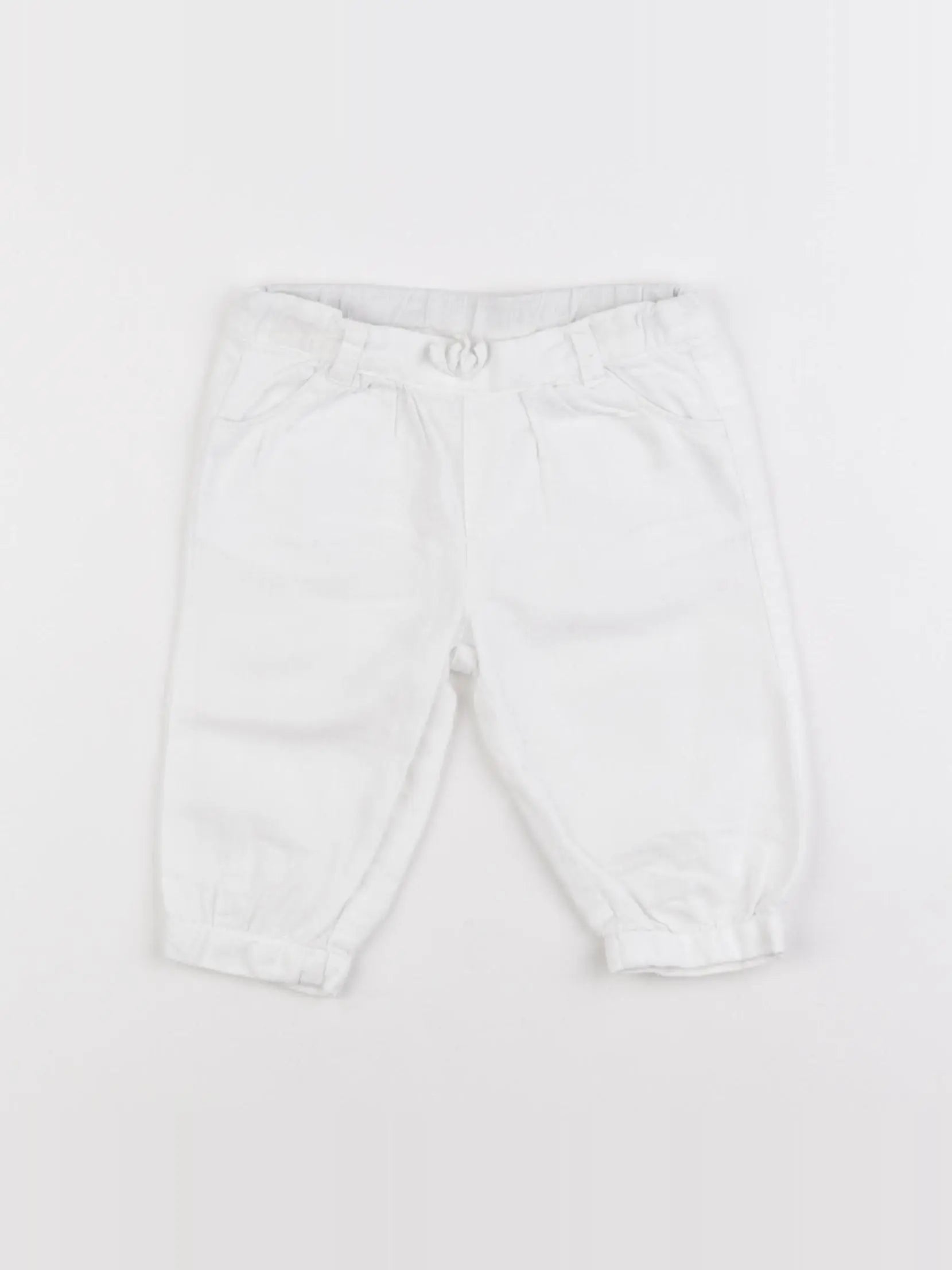 Boutchou - pantalon blanc - 6 mois