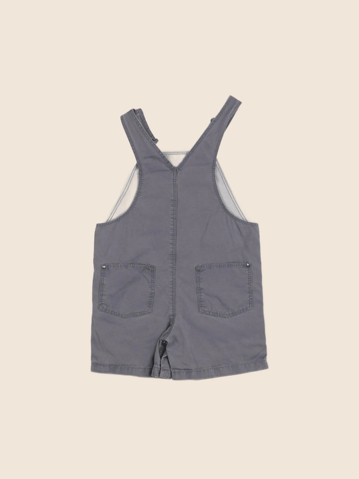 Petit Bateau - salopette gris - 6 mois