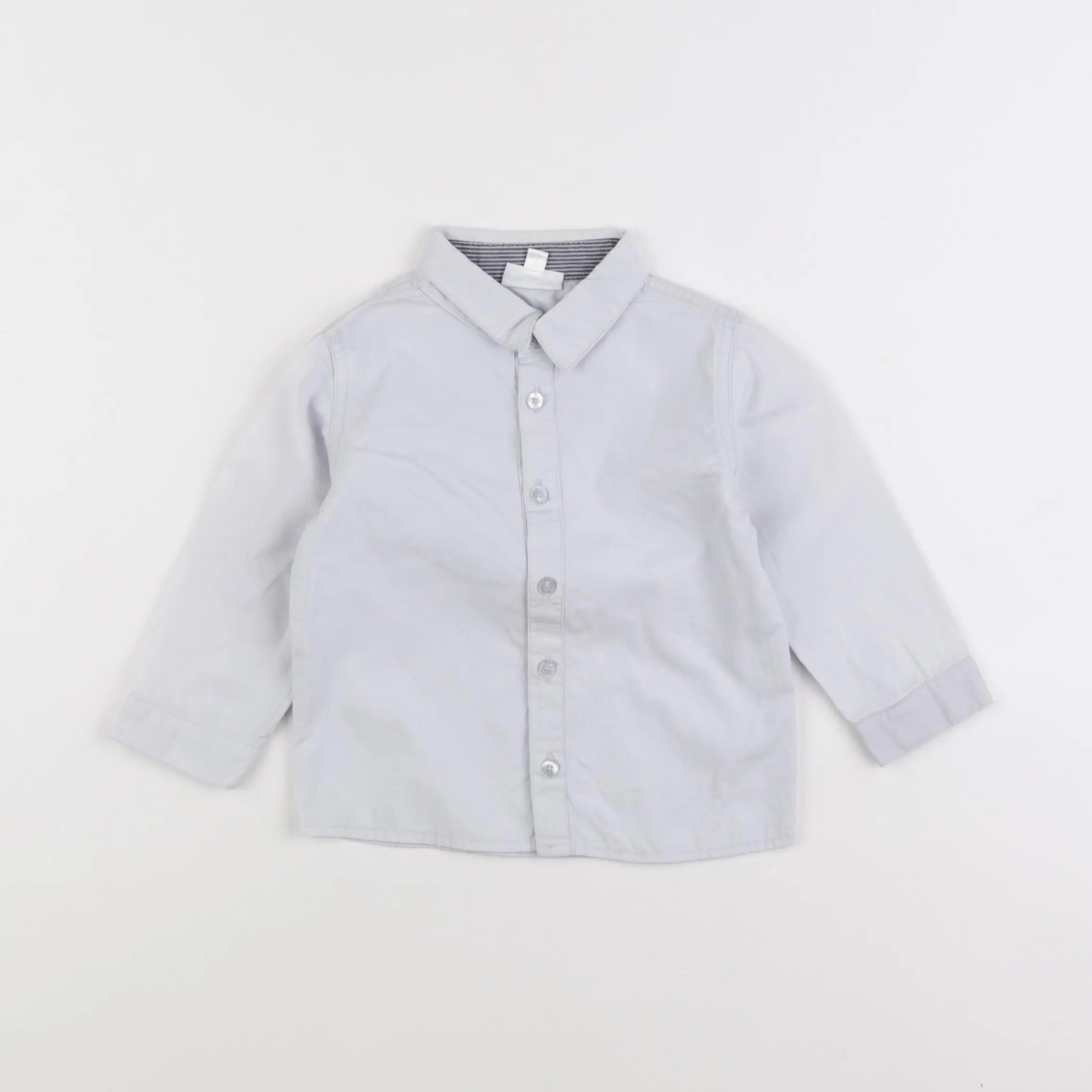 Vertbaudet - chemise bleu - 18 mois
