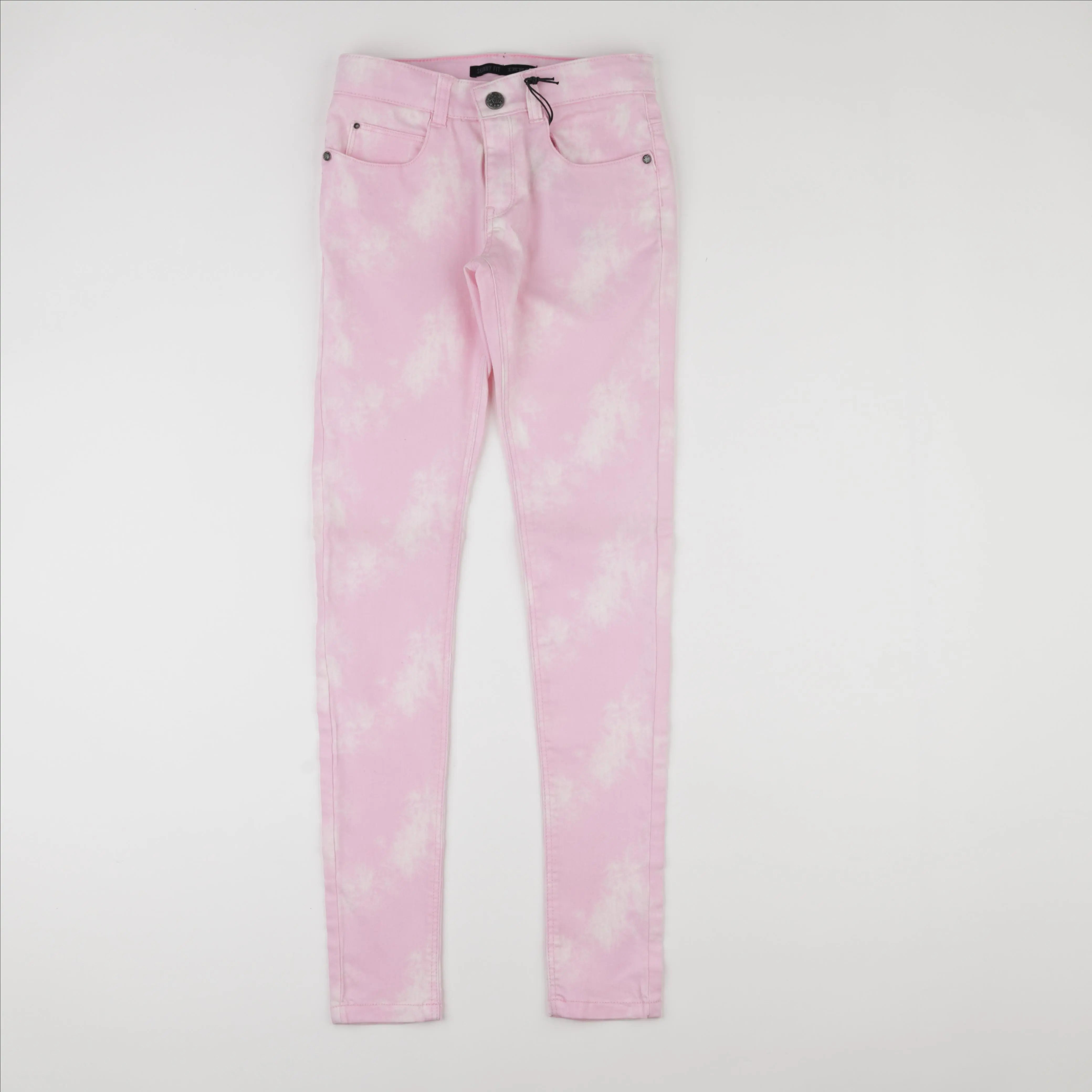 IKKS - jean blanc, rose - 12 ans