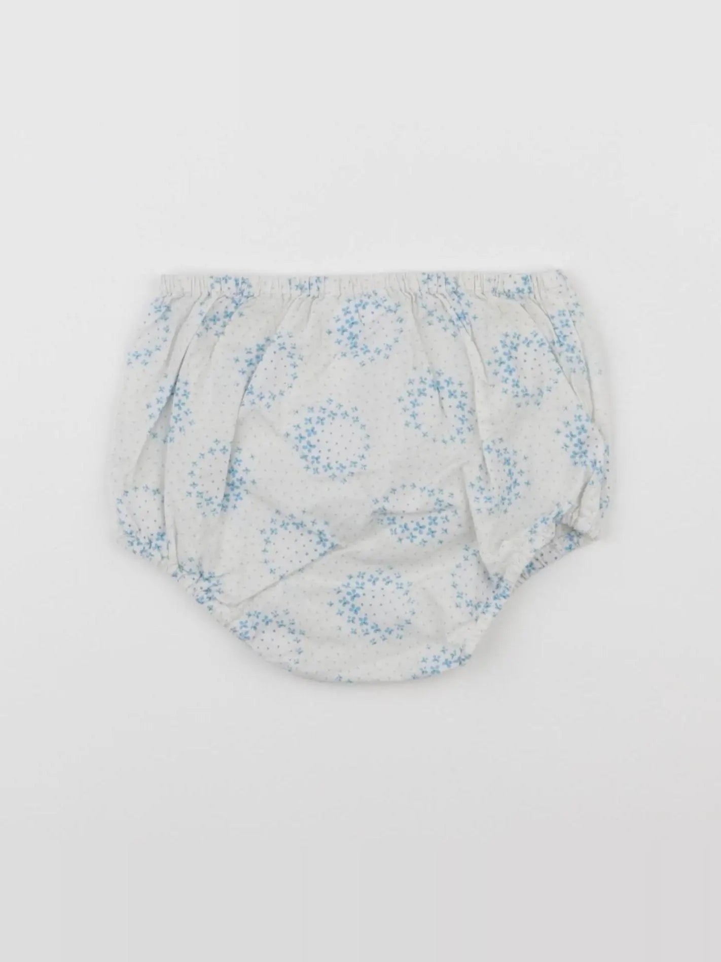 Jacadi - bloomer blanc, bleu - 6 mois