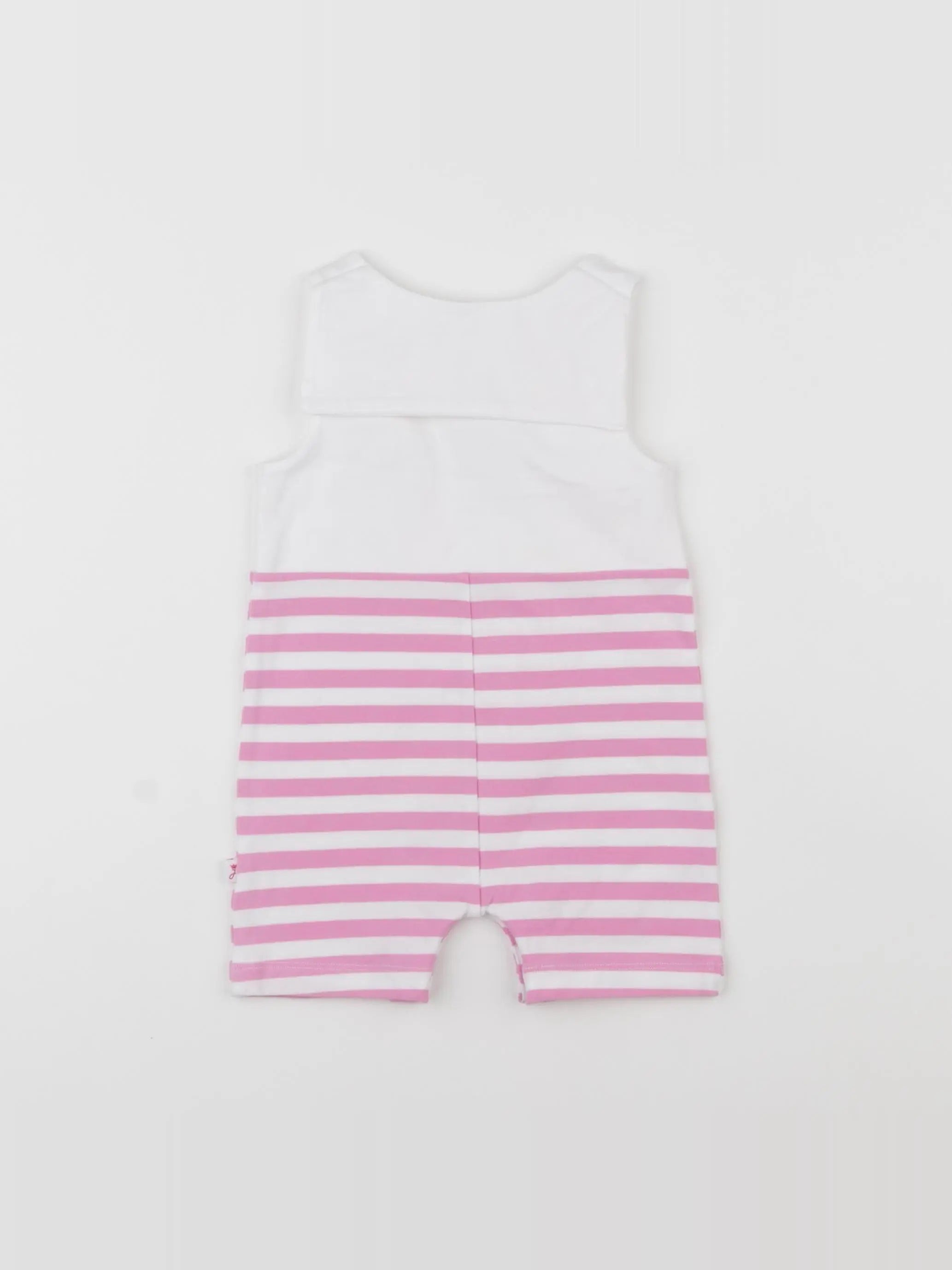 Jacadi - combinaison blanc, rose - 3 mois