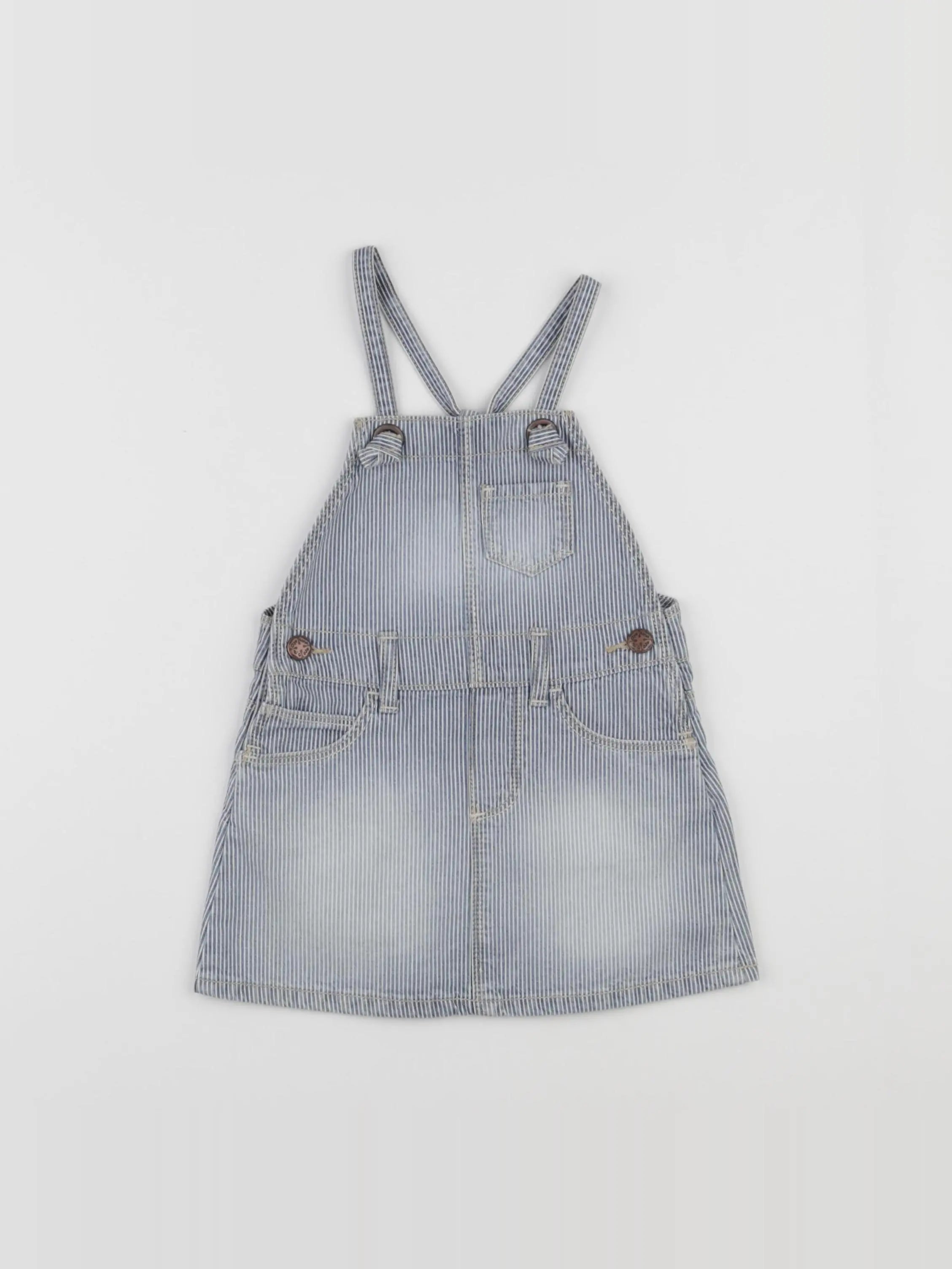 Oshkosh - robe bleu - 12 mois