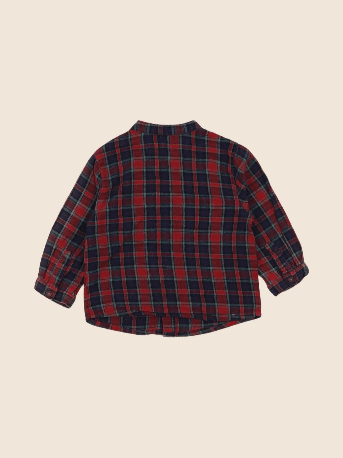 Boutchou - chemise rouge - 12 mois
