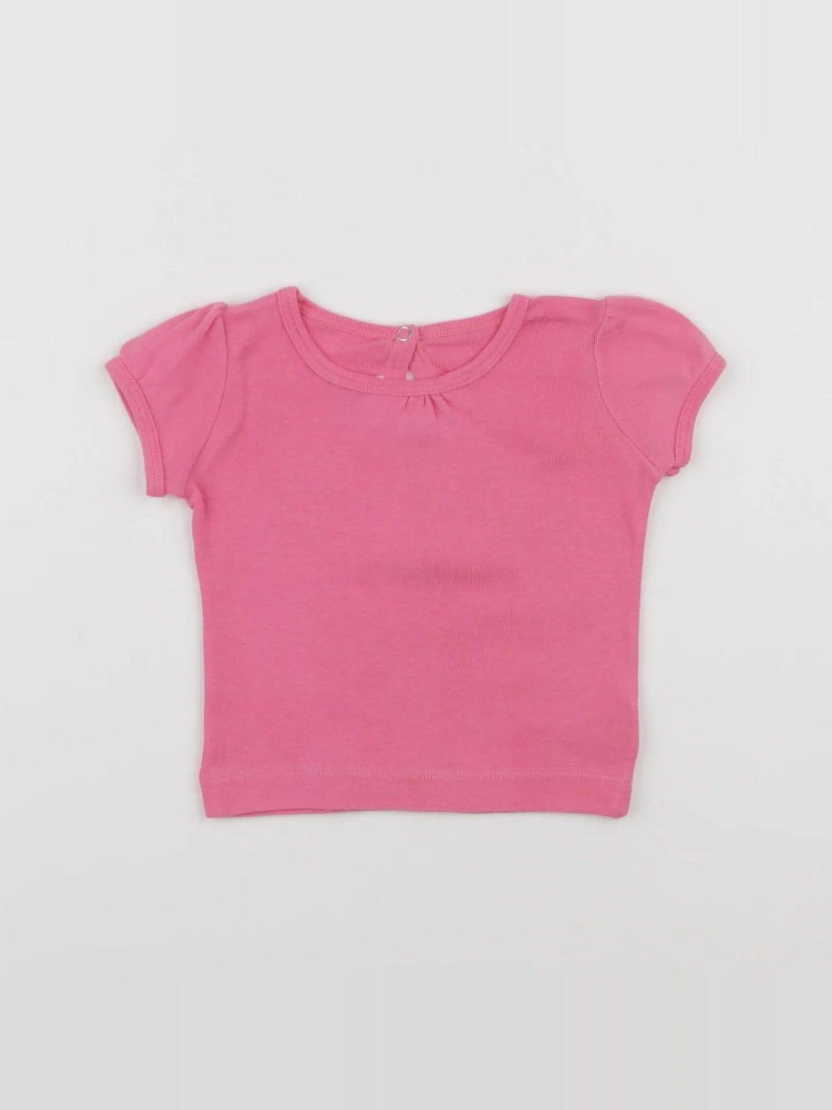 Petit Bateau - tee-shirt rose - 6 mois