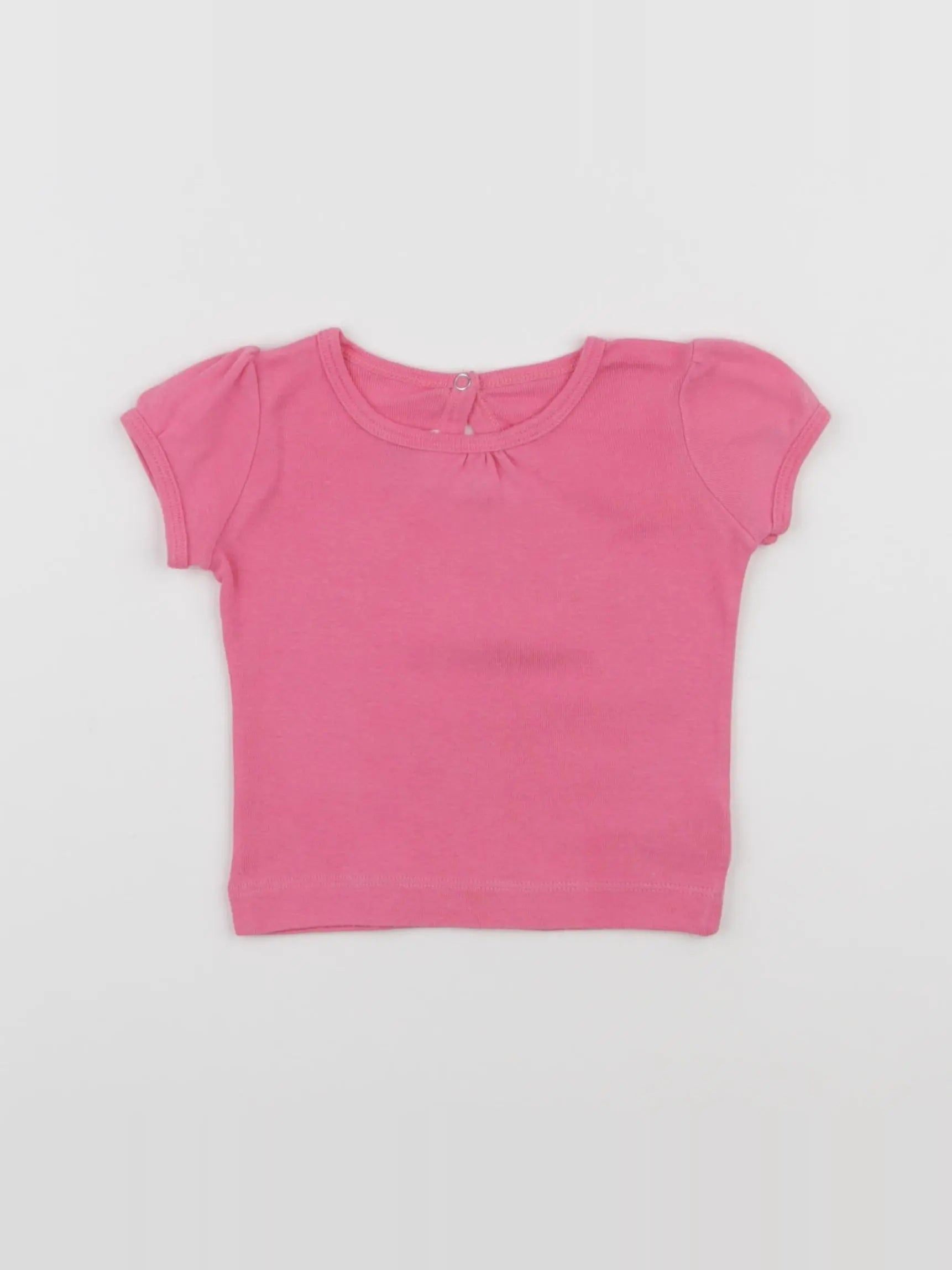 Petit Bateau - tee-shirt rose - 6 mois