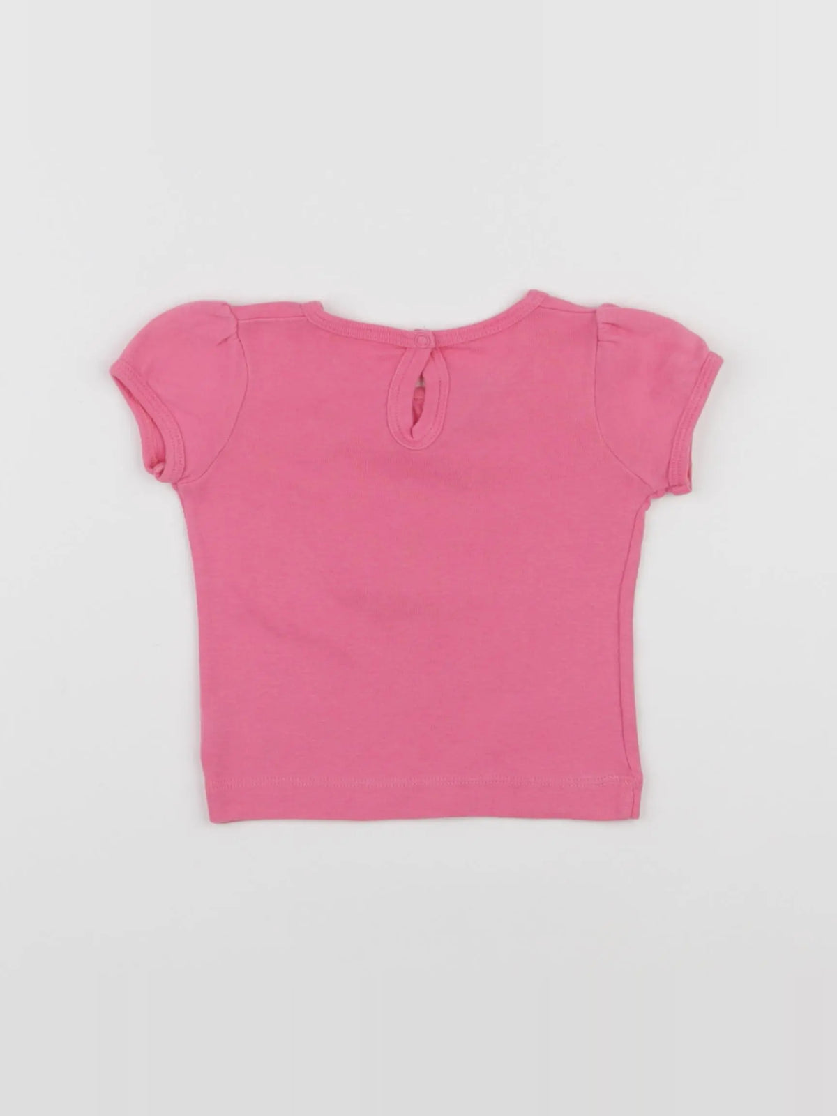 Petit Bateau - tee-shirt rose - 6 mois