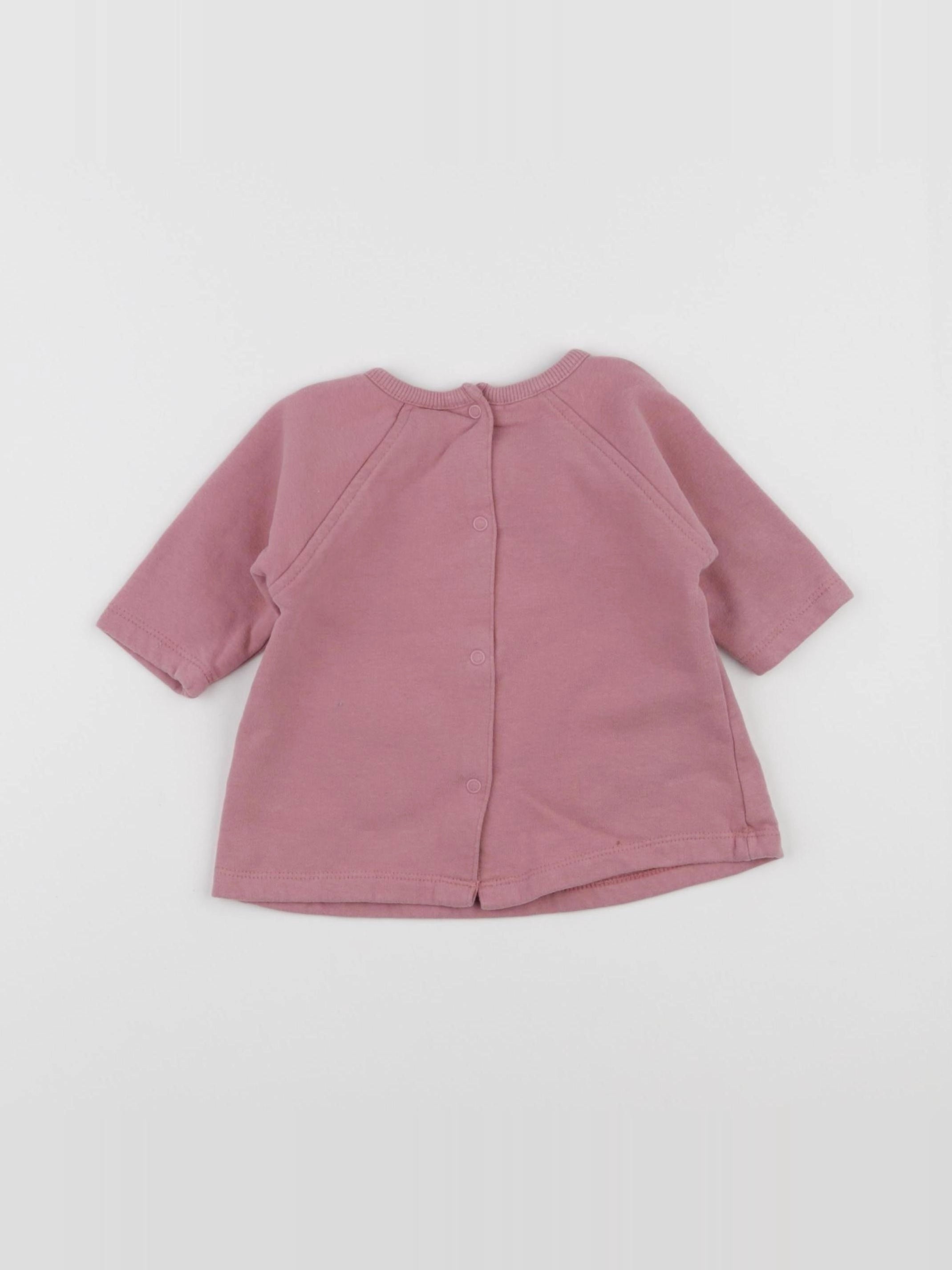 Vertbaudet - robe rose - 3 mois