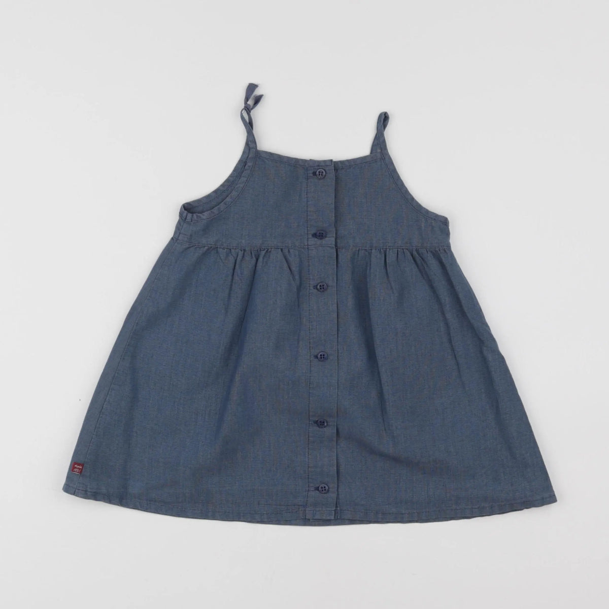 Petit Bateau - robe bleu - 18 mois