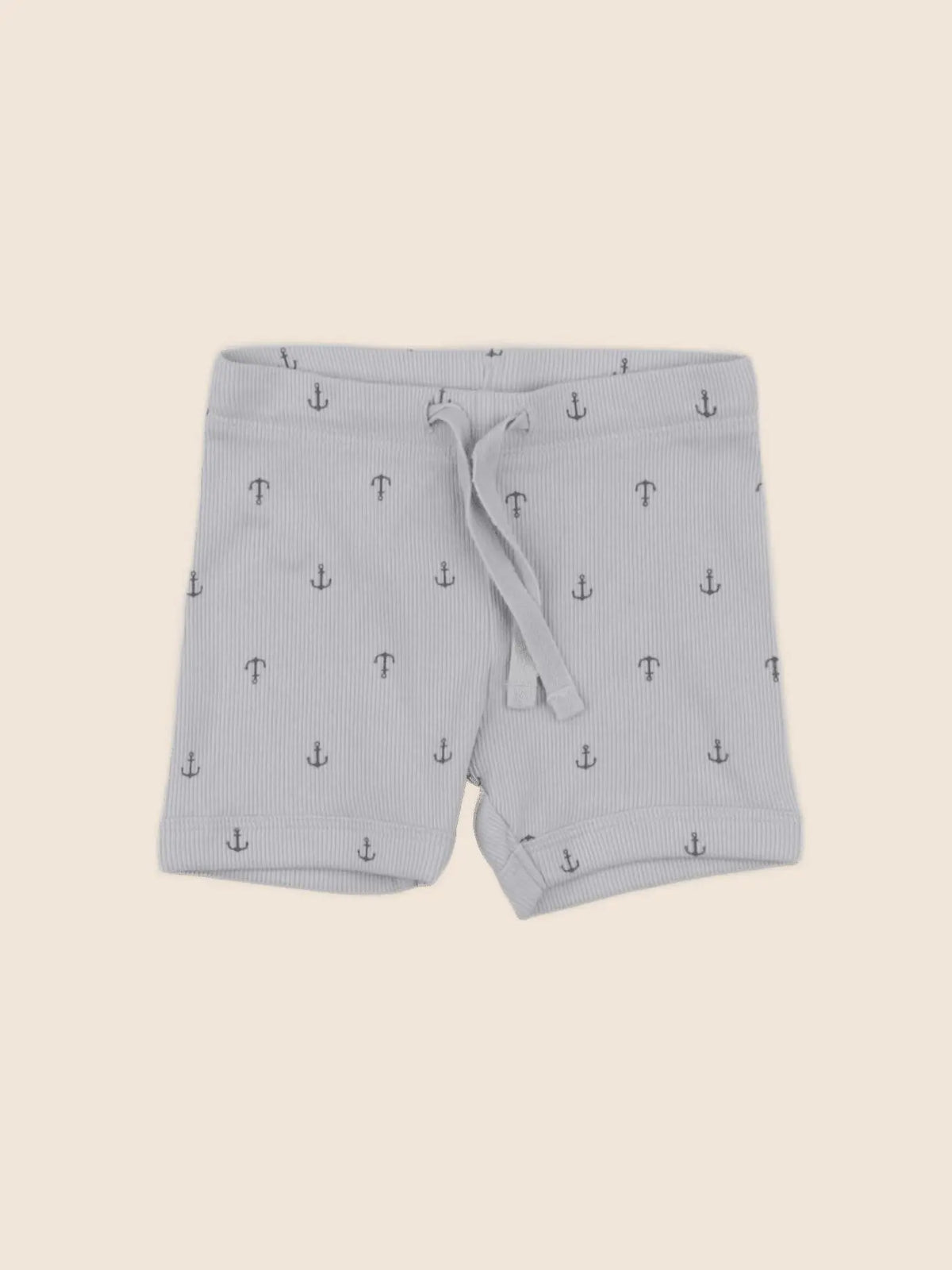 H&M - short bleu - 3/6 mois