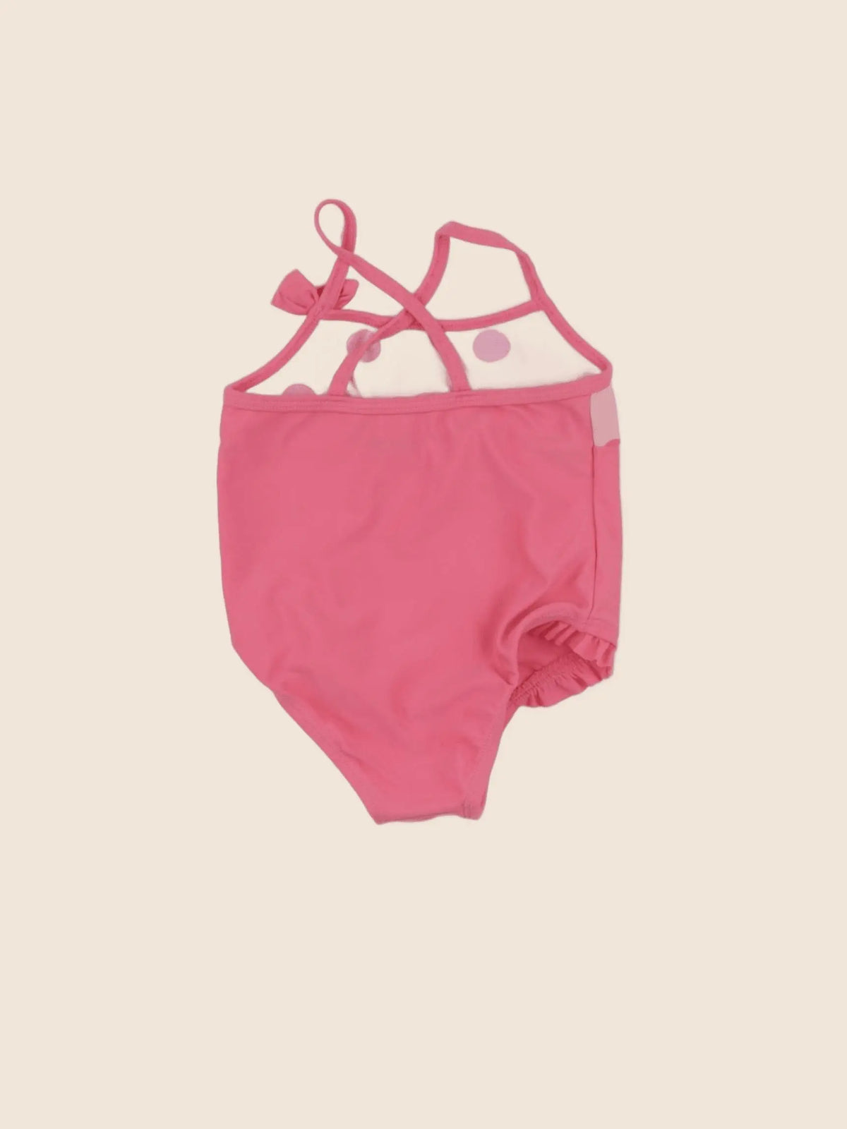 Vertbaudet - maillot de bain rose - 12 mois