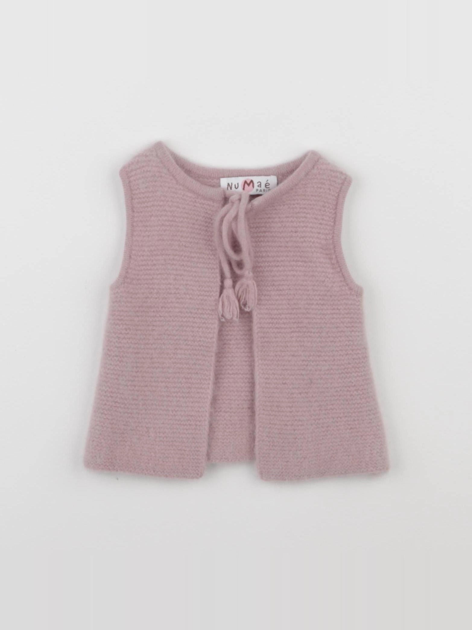 Numae - gilet rose - 6 mois