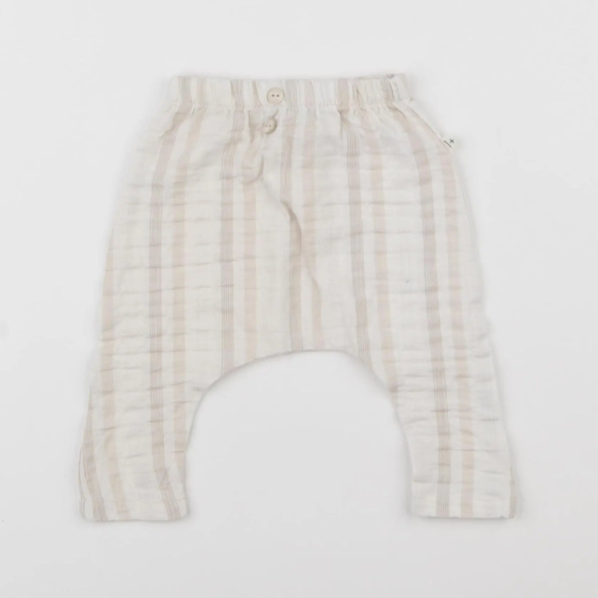 1+ In the family - sarouel blanc, beige - 1 mois