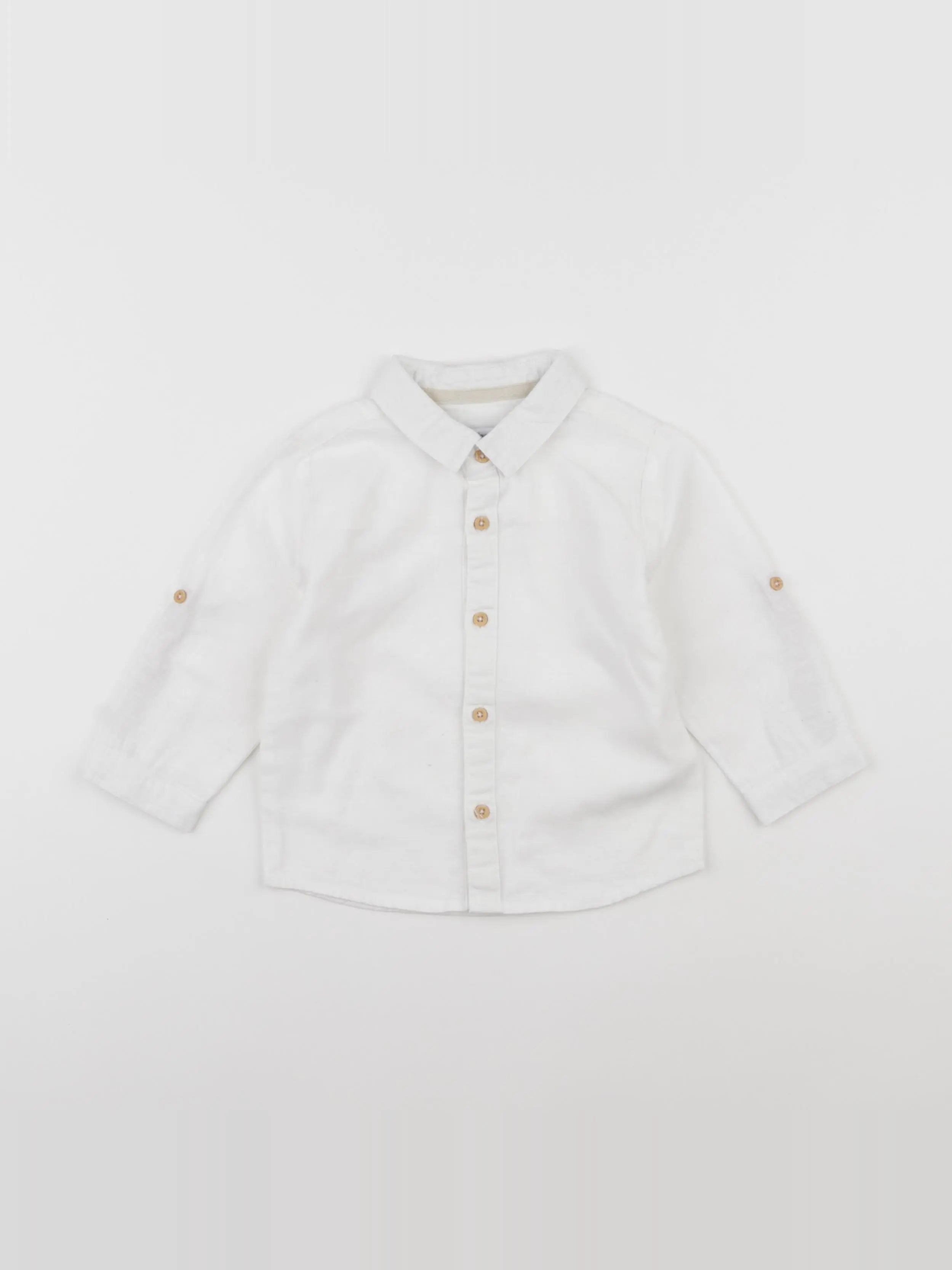 Vertbaudet - chemise blanc - 12 mois