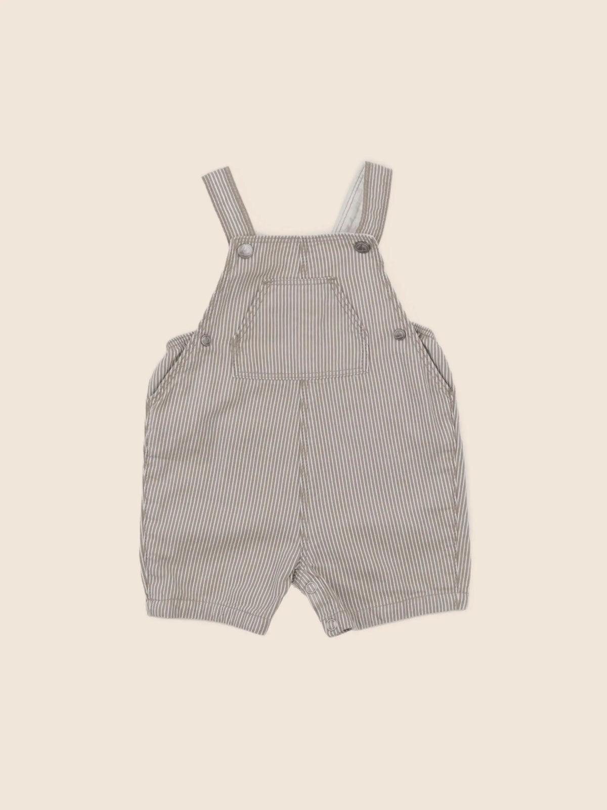 Petit Bateau - salopette beige - 3 mois