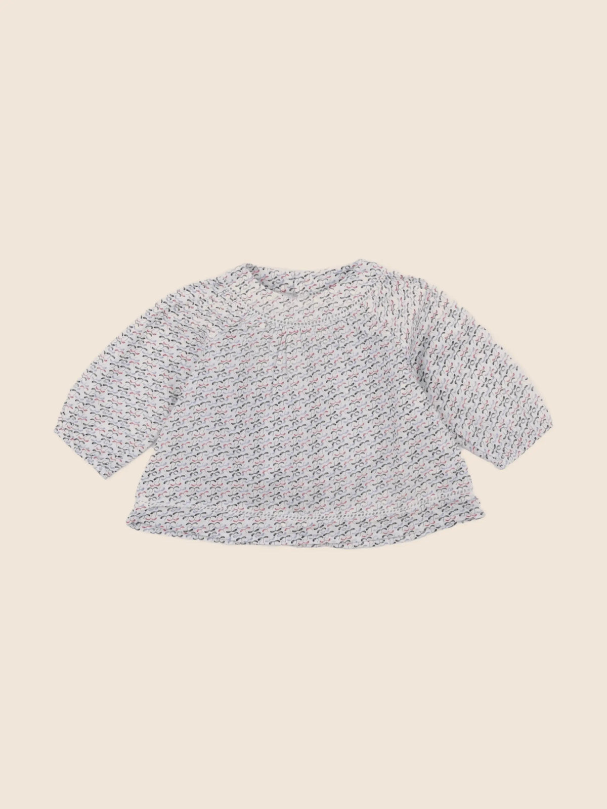 Boutchou - blouse multicolore - 6 mois
