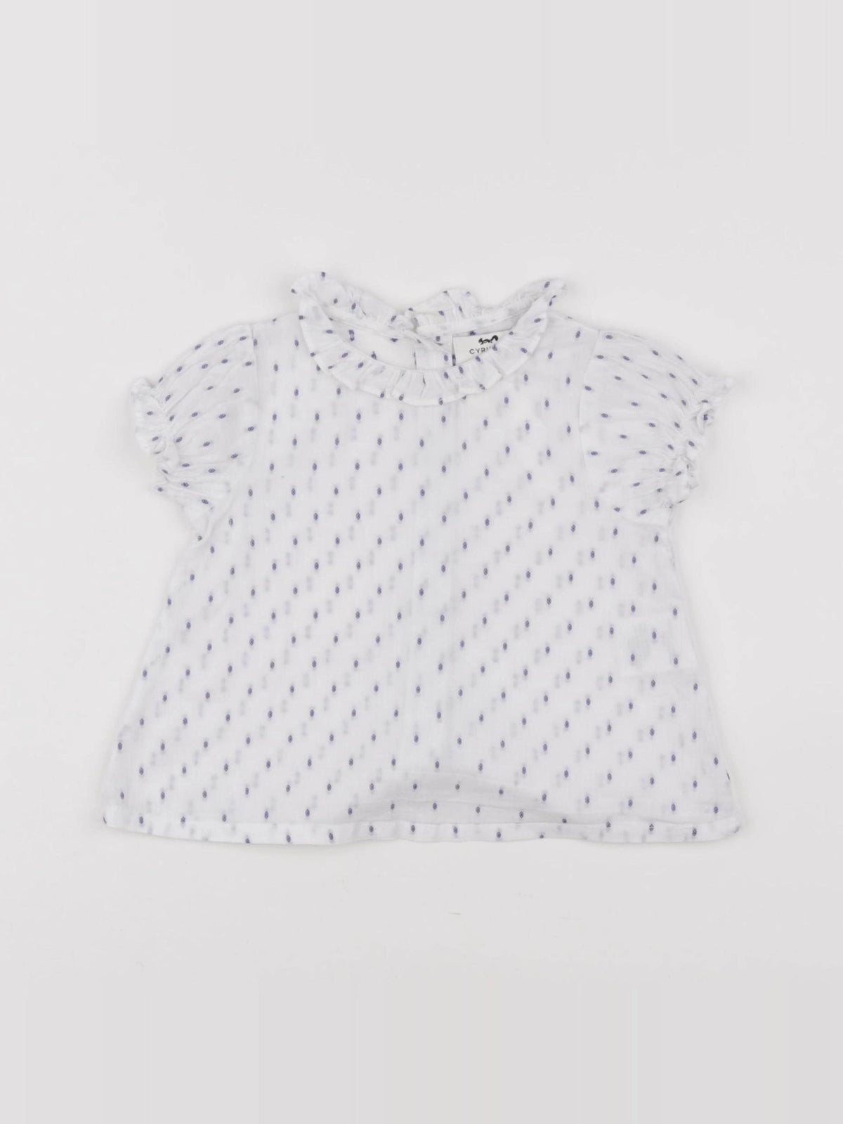 Cyrillus - blouse blanc - 9 mois