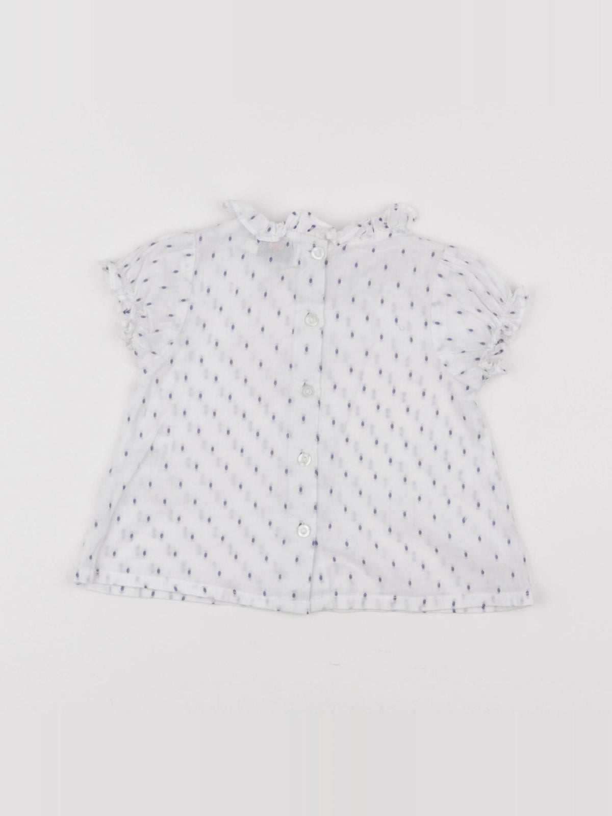 Cyrillus - blouse blanc - 9 mois