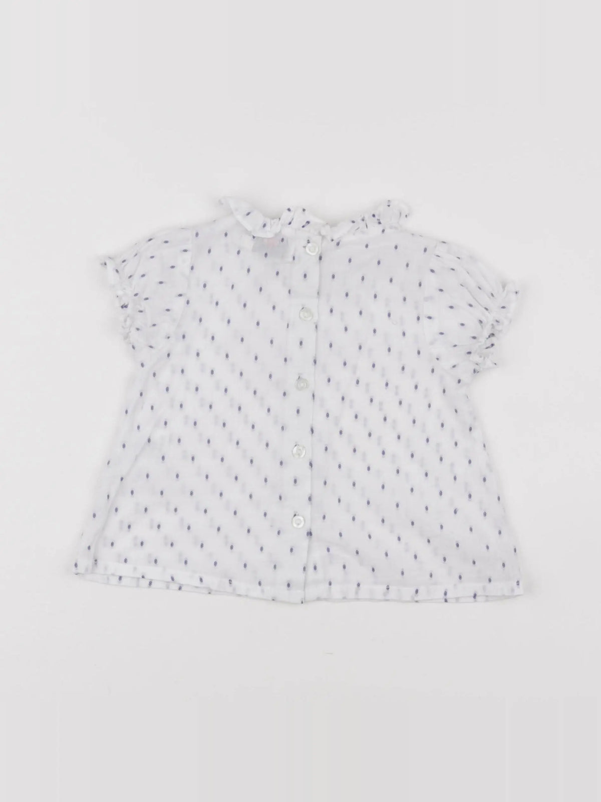 Cyrillus - blouse blanc - 9 mois