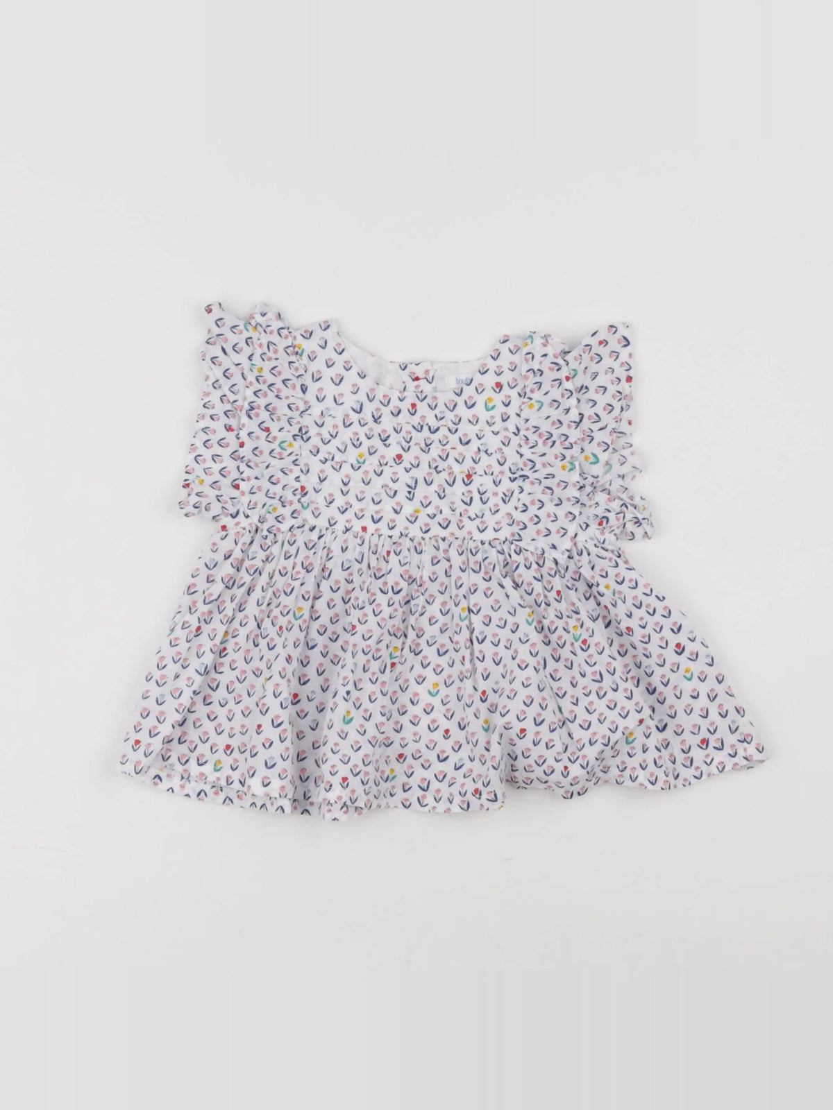 Boutchou - blouse multicolore - 9 mois