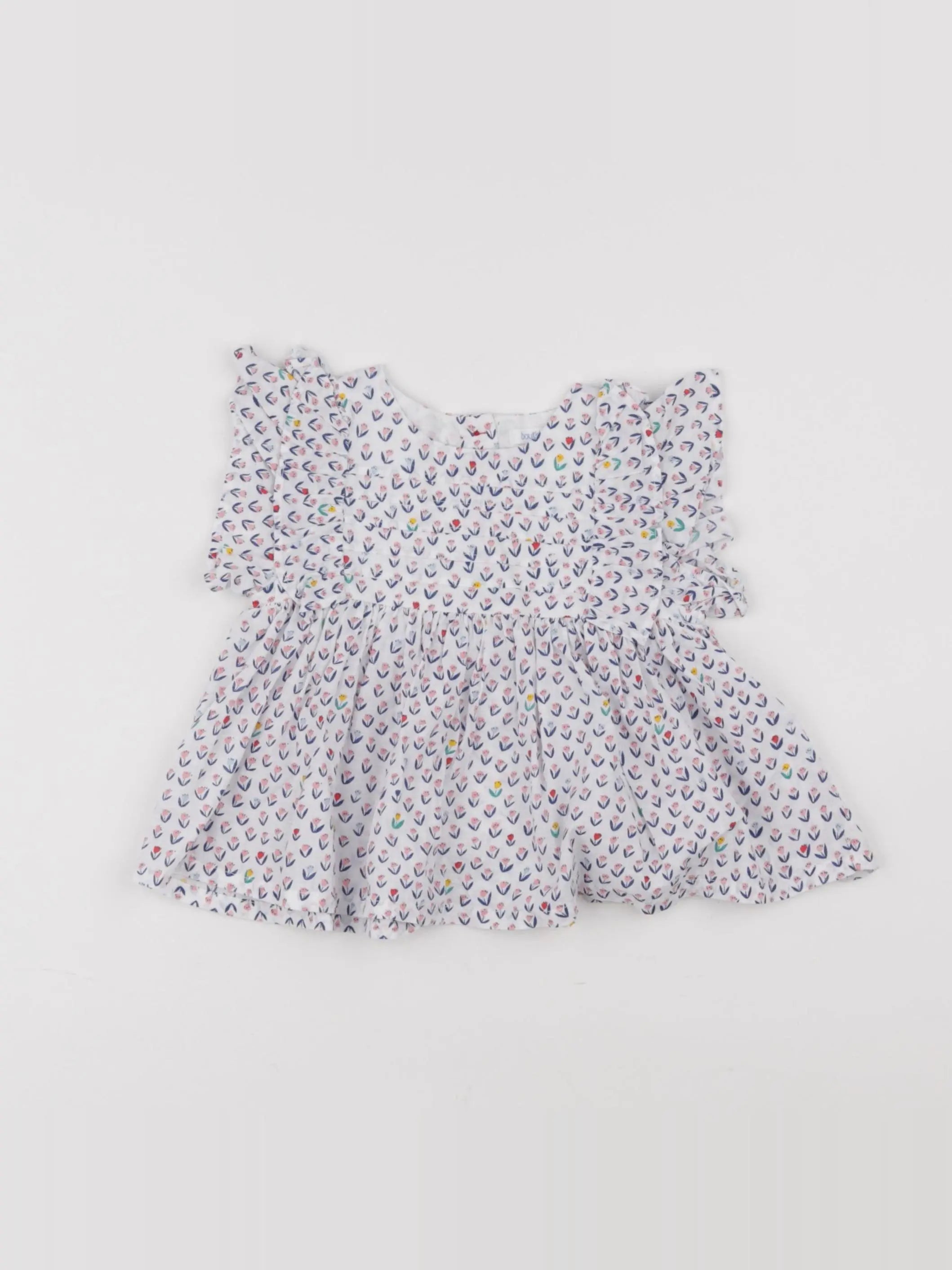 Boutchou - blouse multicolore - 9 mois
