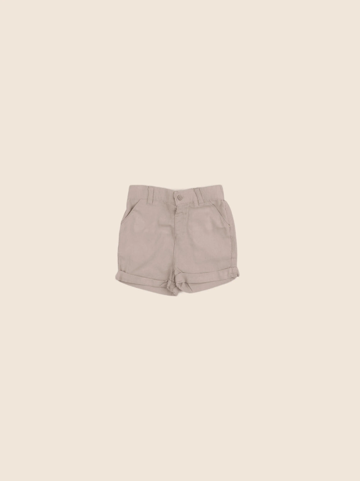 Vertbaudet - short beige - 9 mois