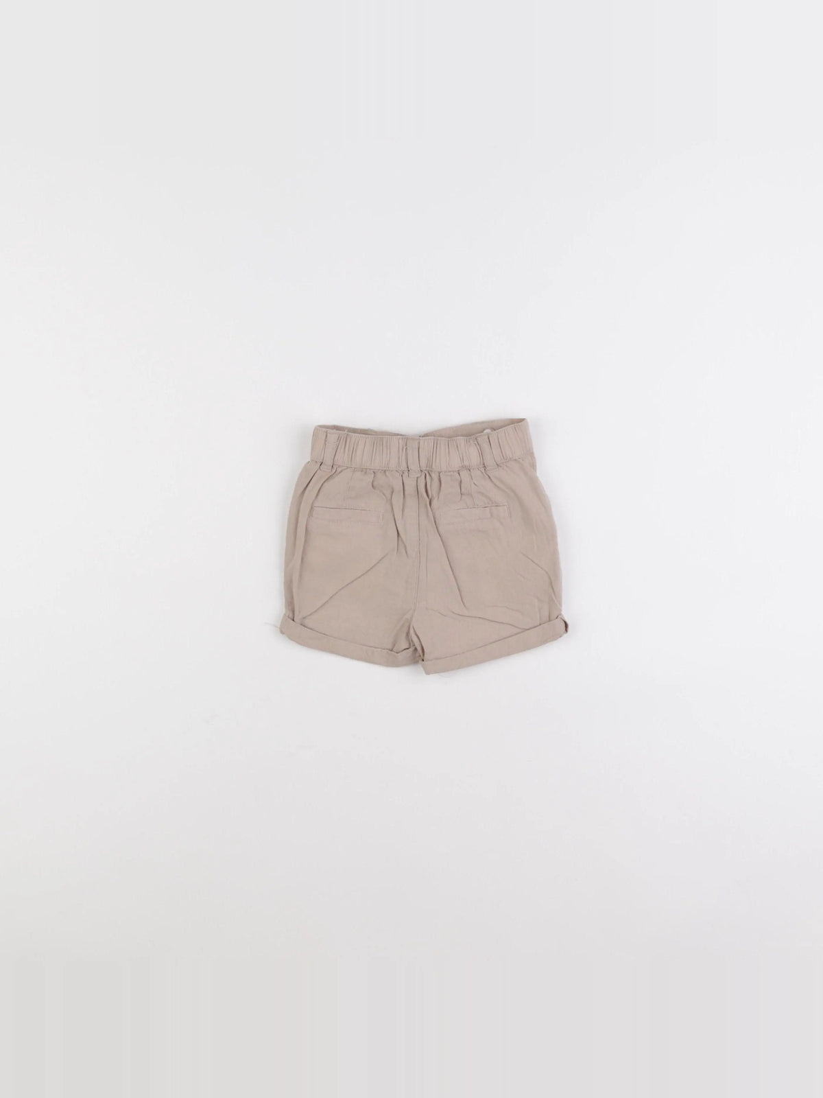 Vertbaudet - short beige - 9 mois