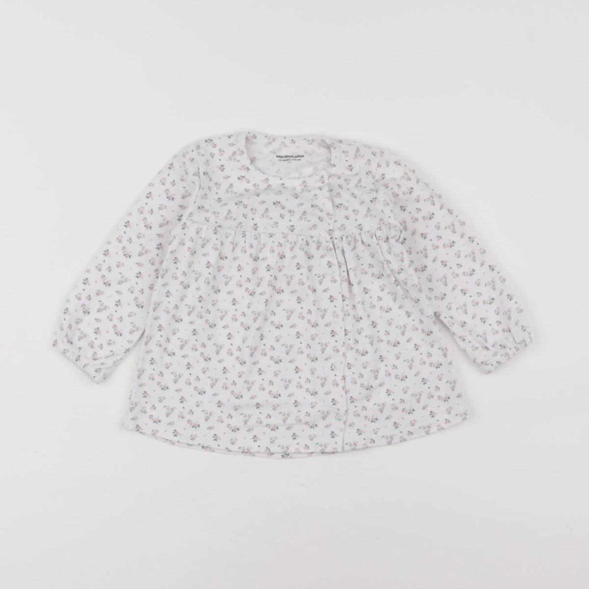 Vertbaudet - tee-shirt blanc - 12 mois
