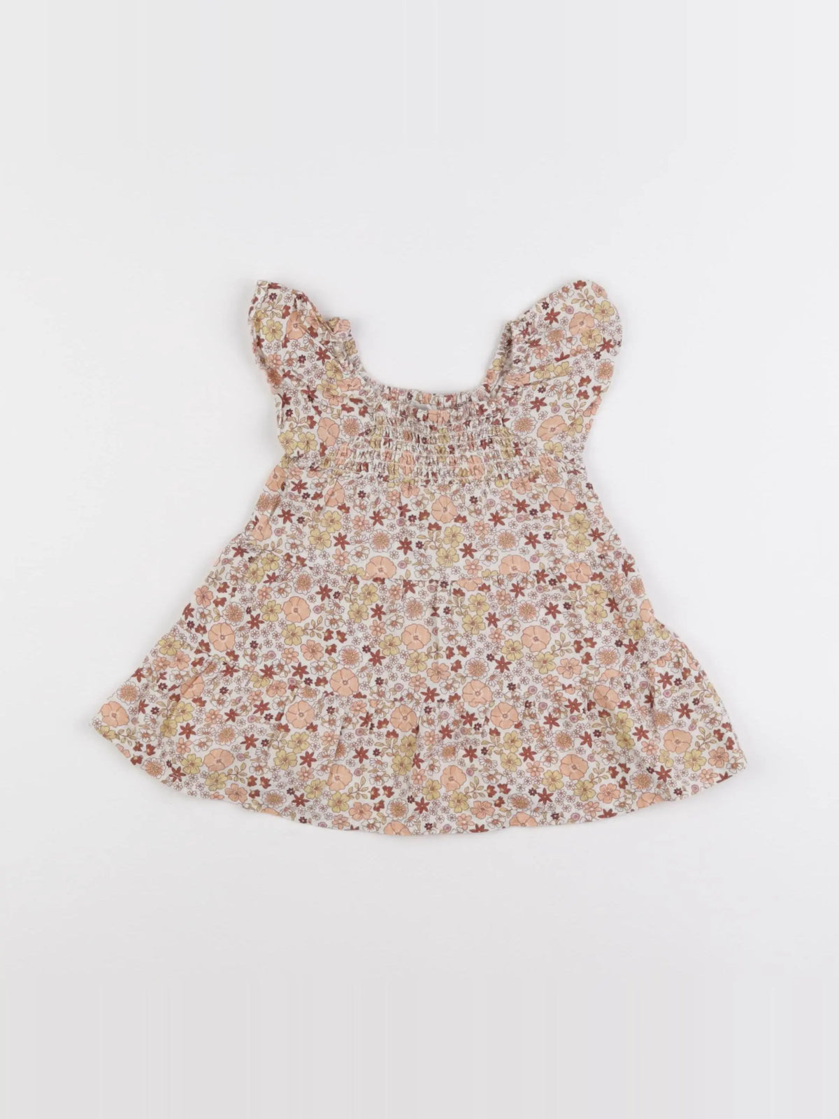 Vertbaudet - robe multicolore - 6 mois
