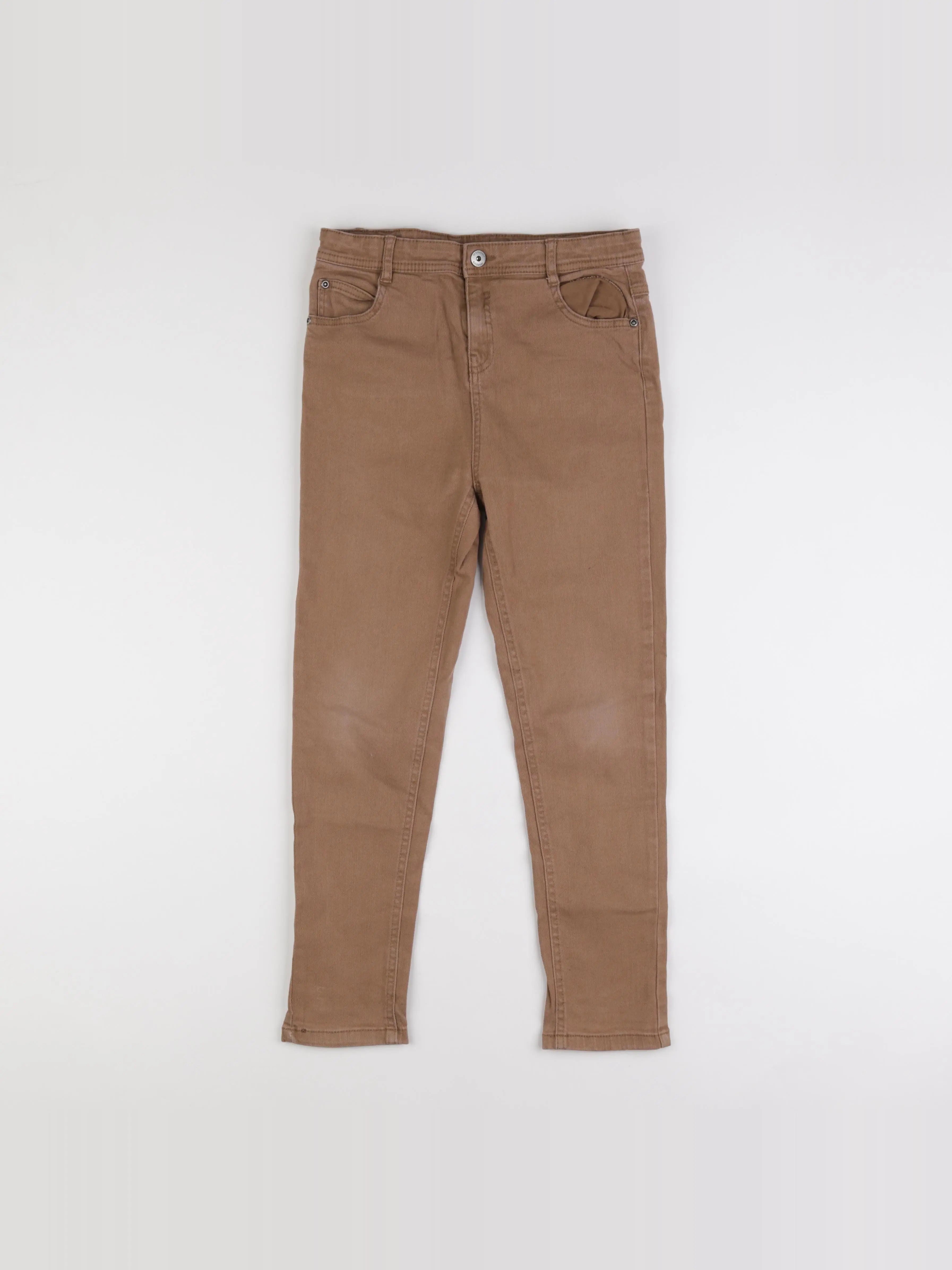 Vertbaudet - jean marron - 10 ans
