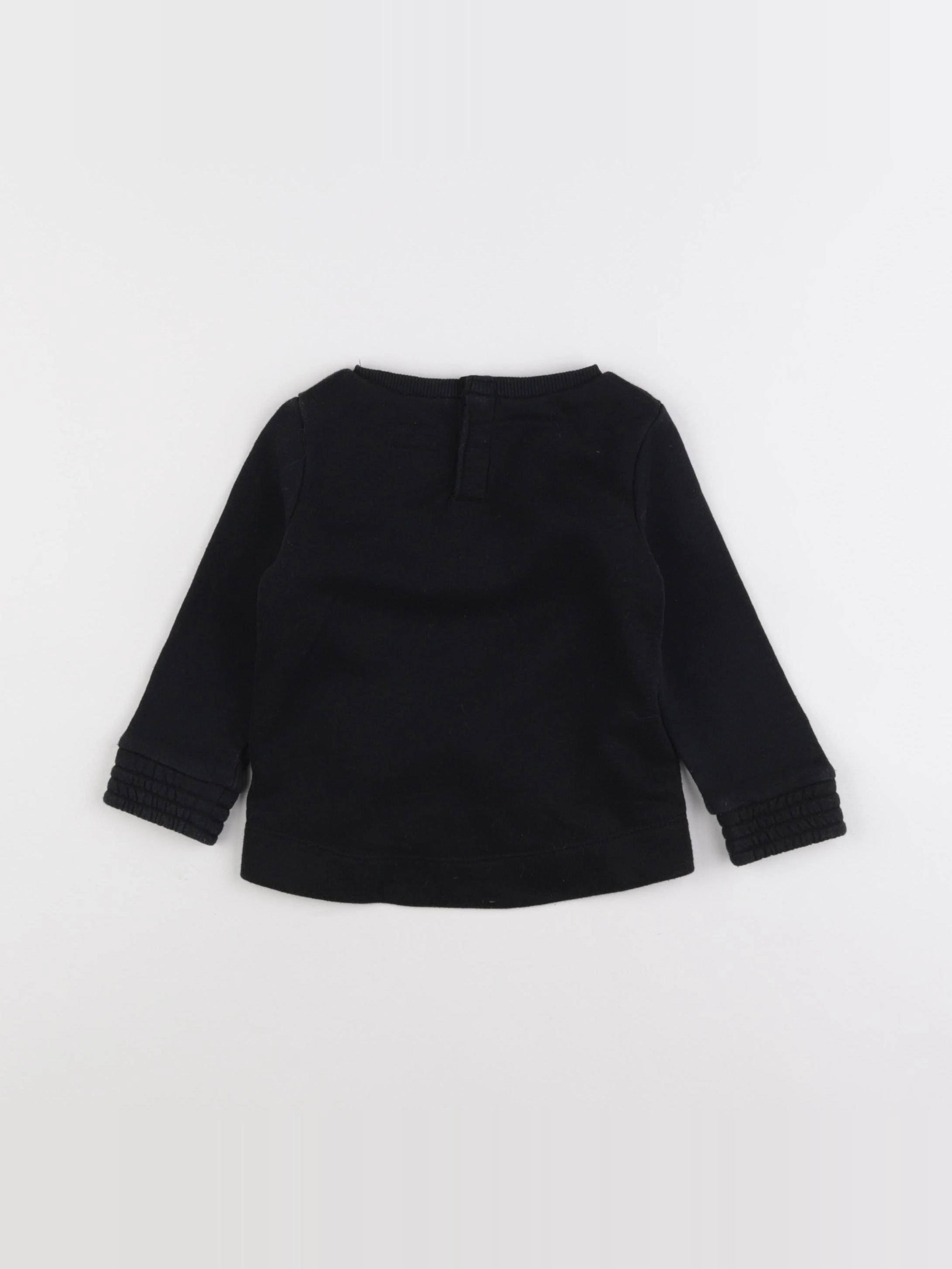 Converse - sweat noir - 18 mois