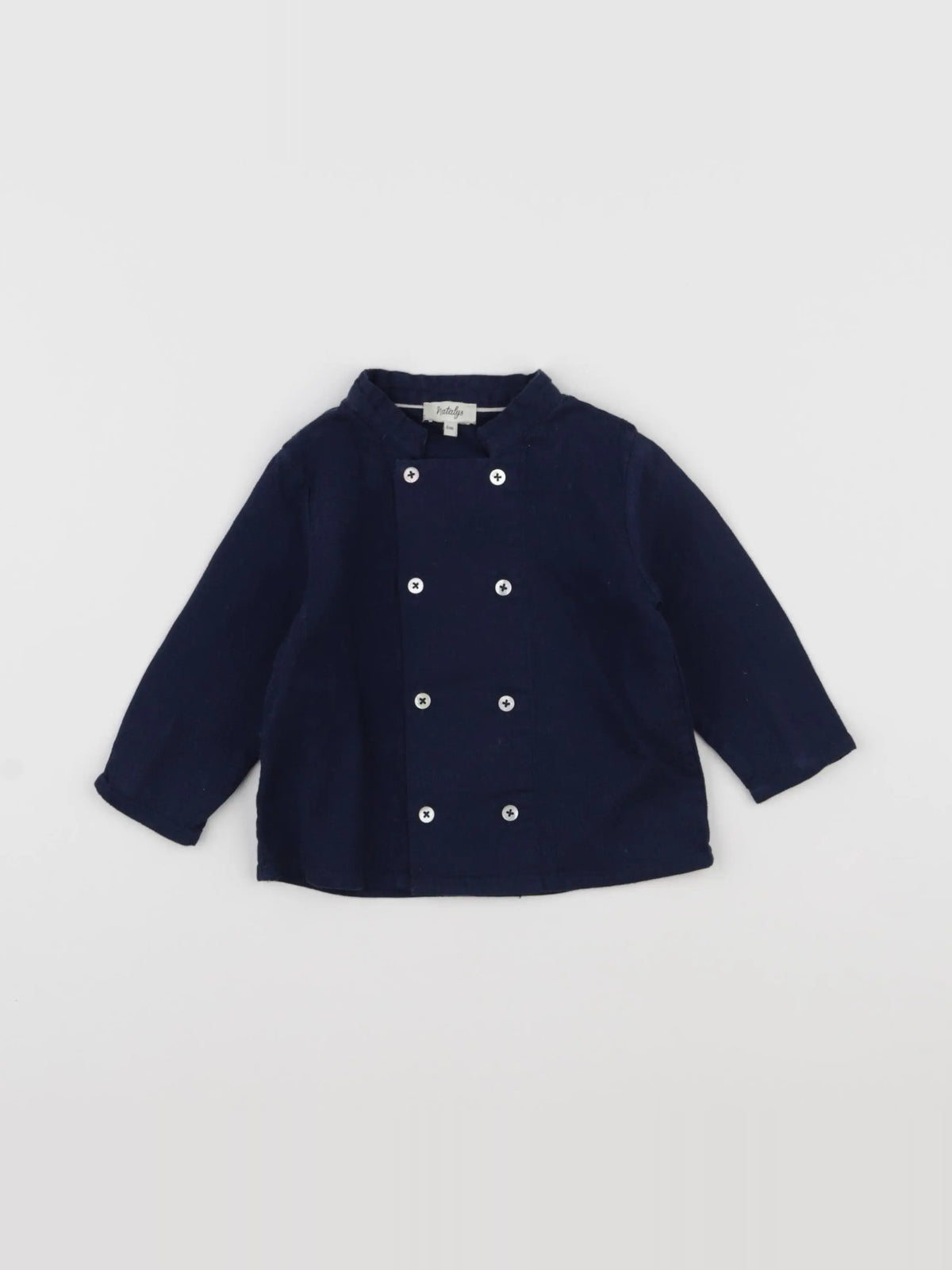 Natalys - chemise bleu - 6 mois