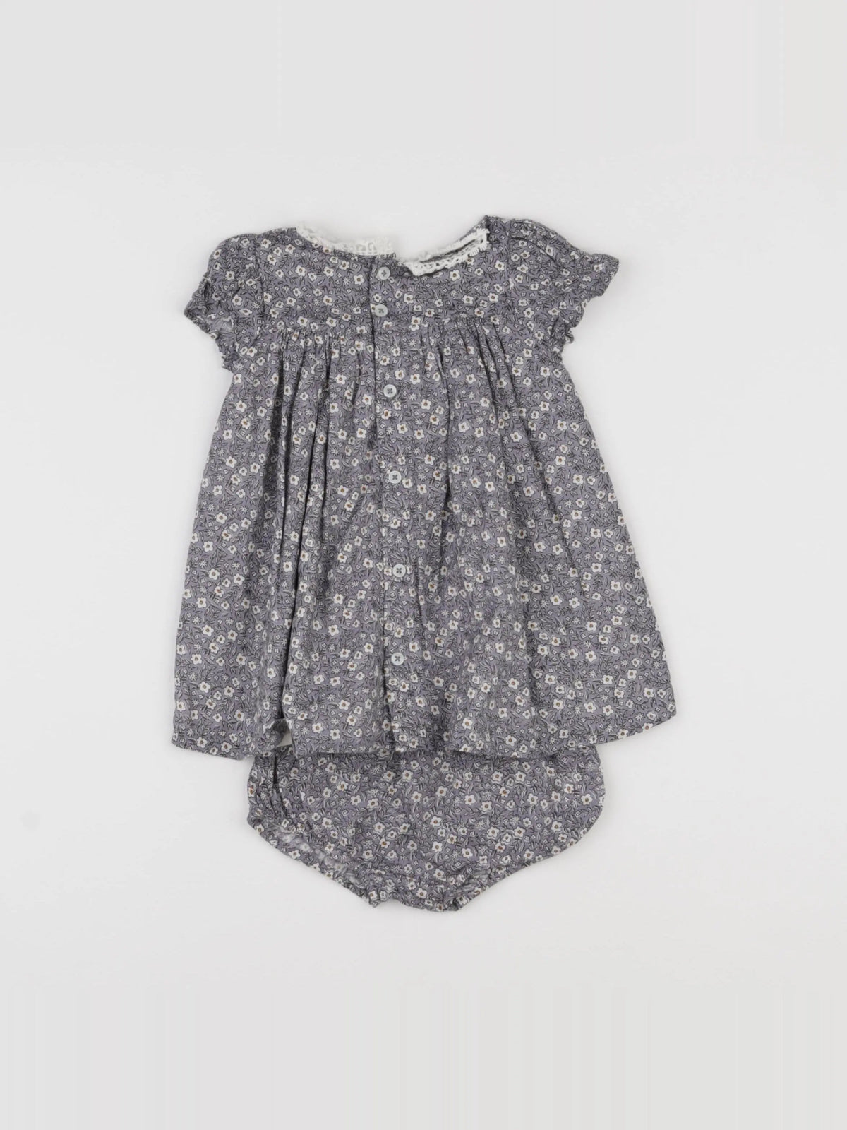 Boutchou - robe violet - 3 mois