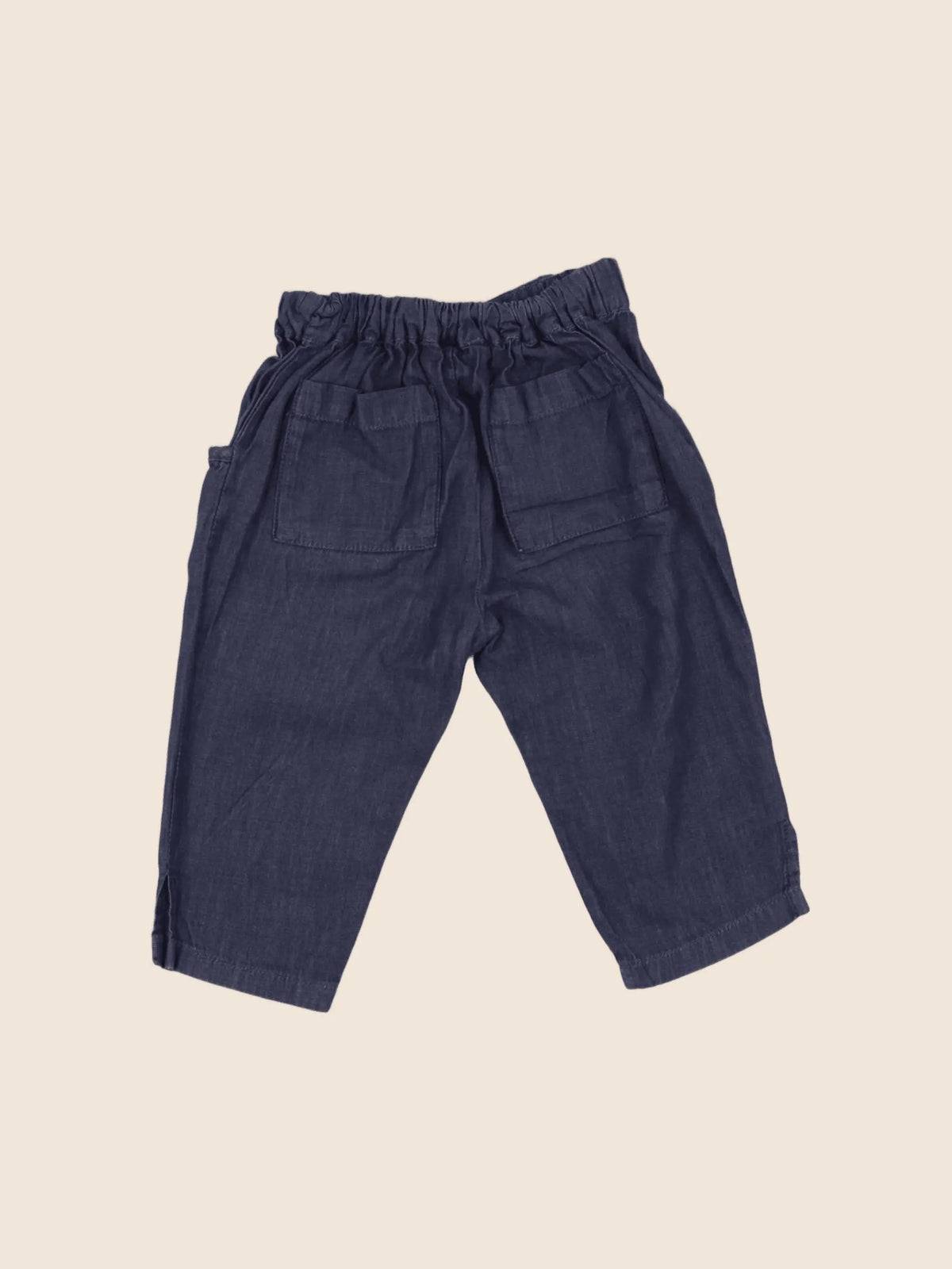 Jacadi - pantalon bleu - 12 mois