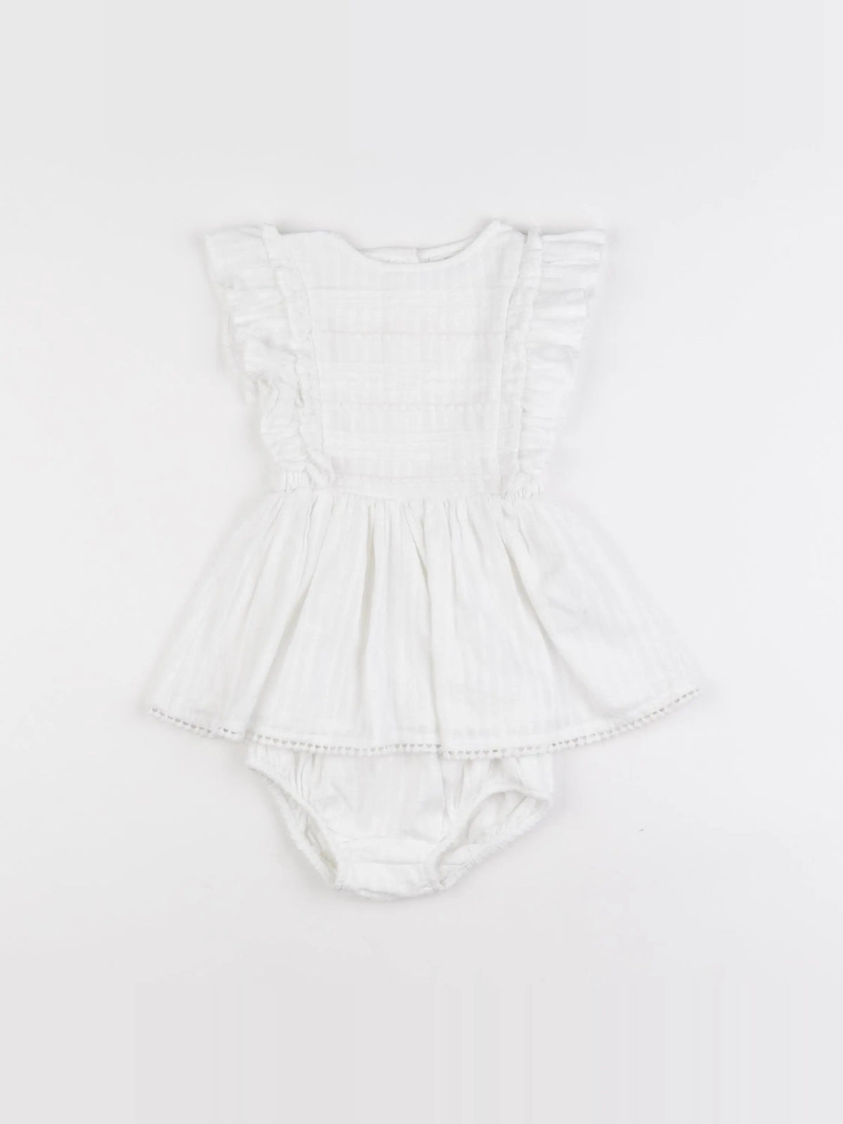 Tape à l'oeil - robe blanc - 9 mois