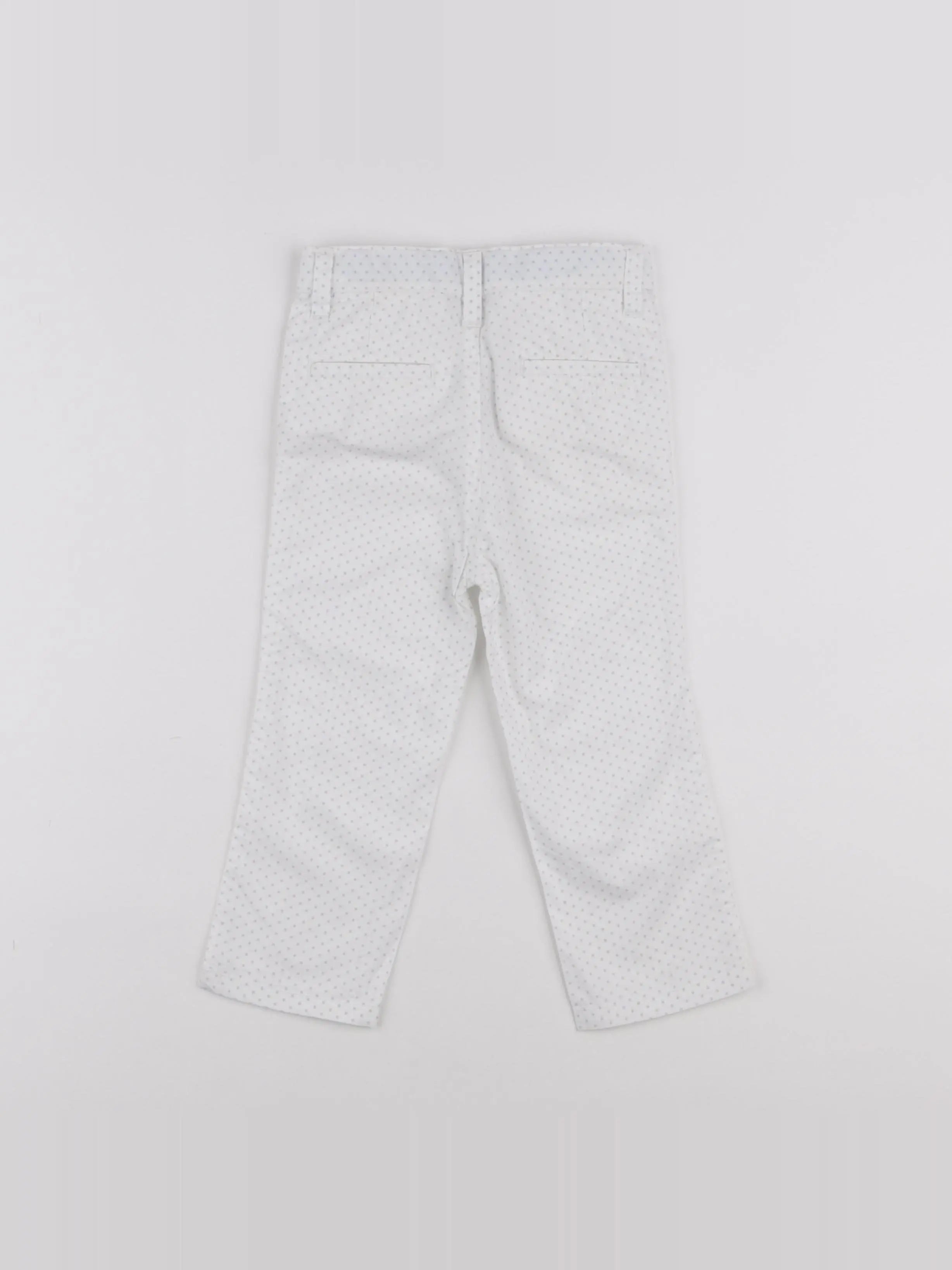 Gocco - pantalon blanc - 12/18 mois