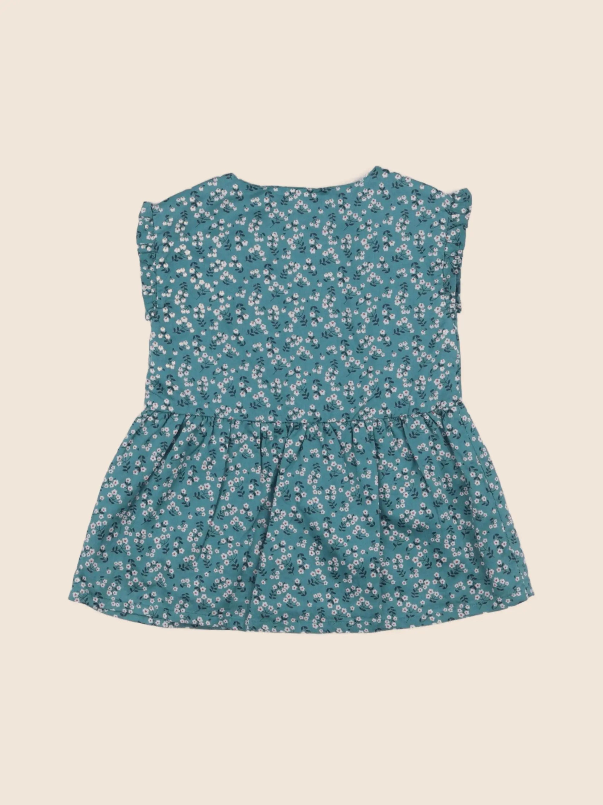 Tape à l'oeil - robe vert - 9 mois