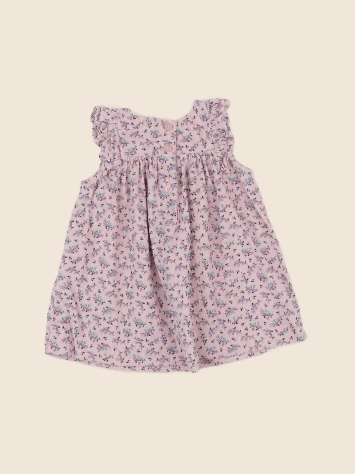 GAP - robe violet, rose - 3/6 mois