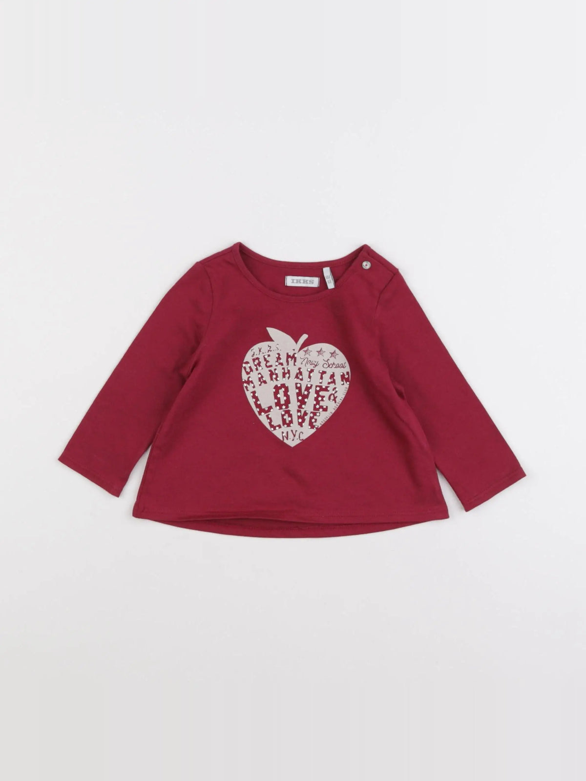 IKKS - tee-shirt rose - 6 mois