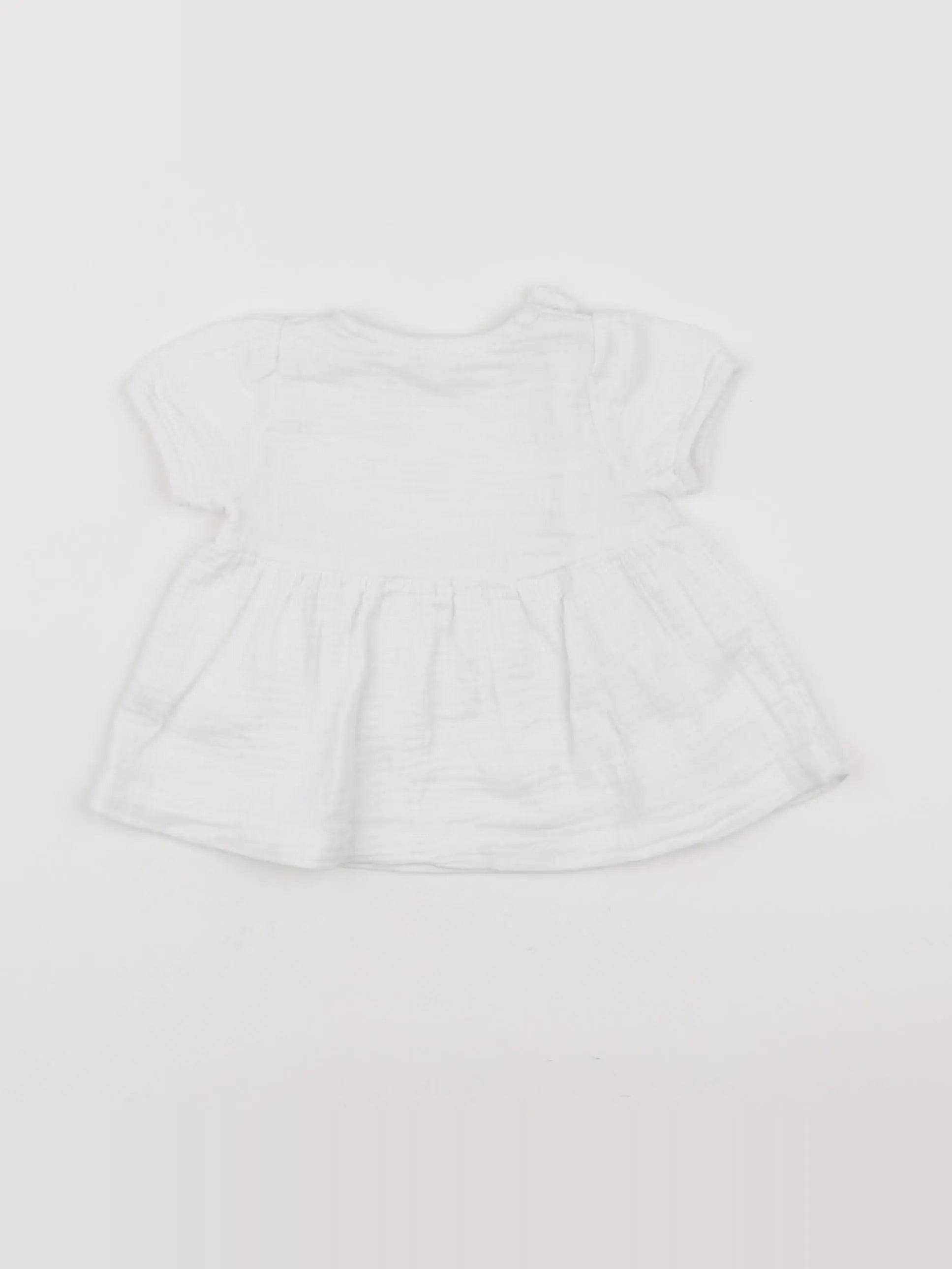 Boutchou - blouse blanc - 6 mois