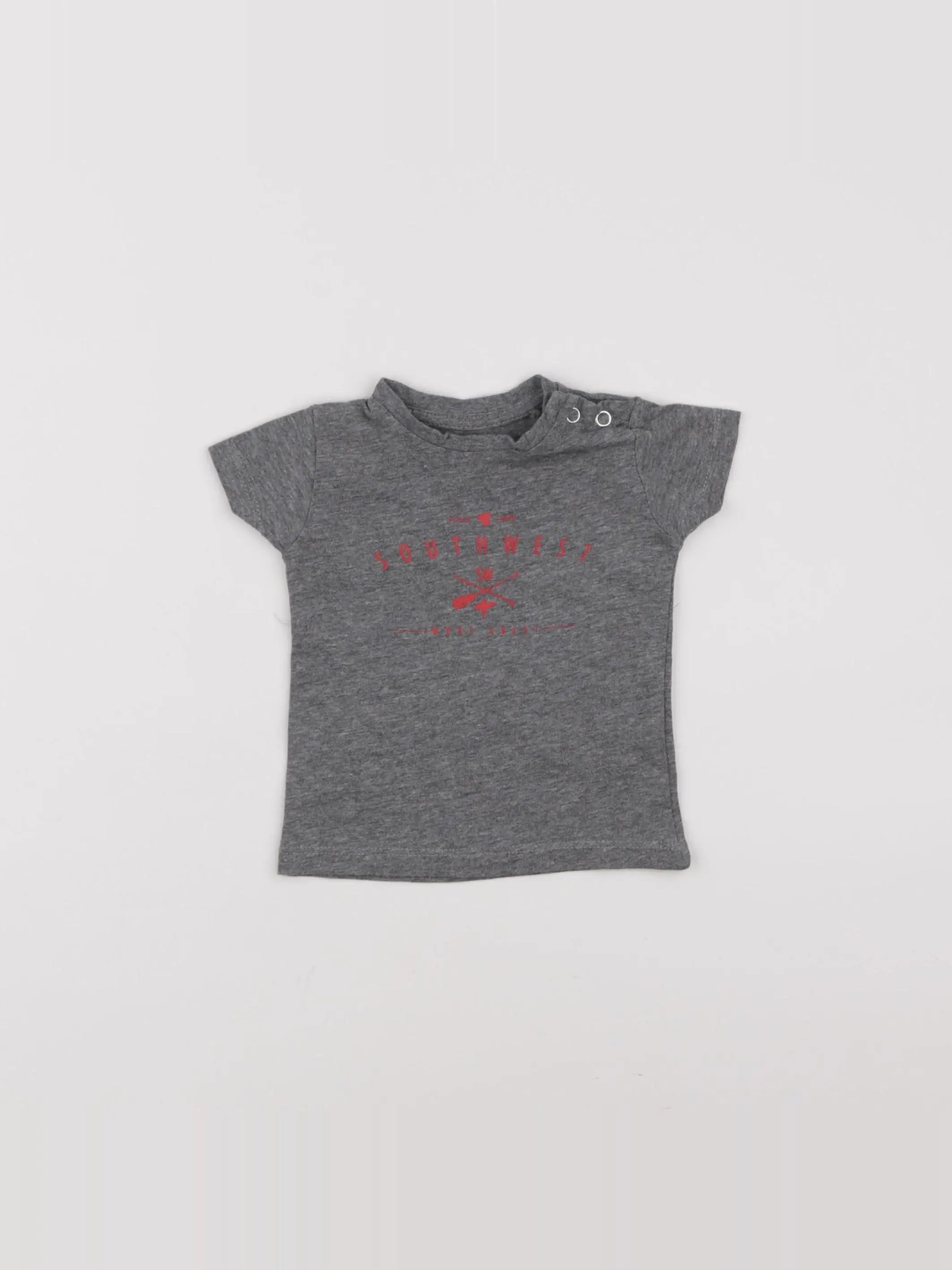 Southwest - tee-shirt gris - 6 mois