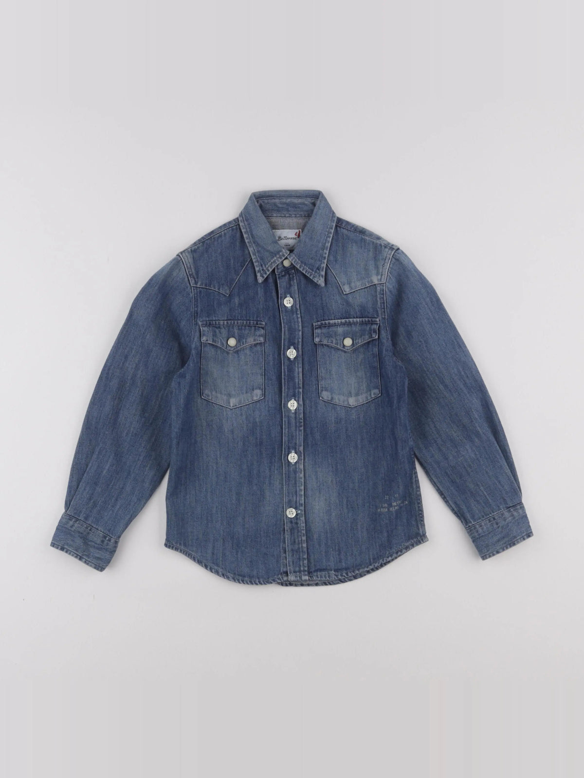 Bellerose - chemise bleu - 4 ans